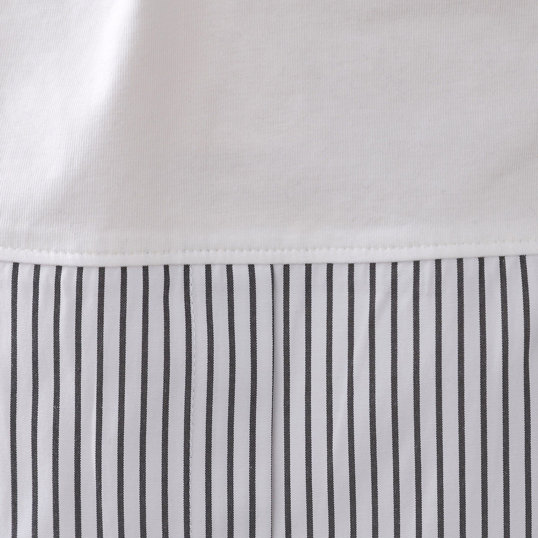 OPAQUE.CLIP「シャツドッキングカットソー【洗濯機OK】」|Tシャツ・カットソー|