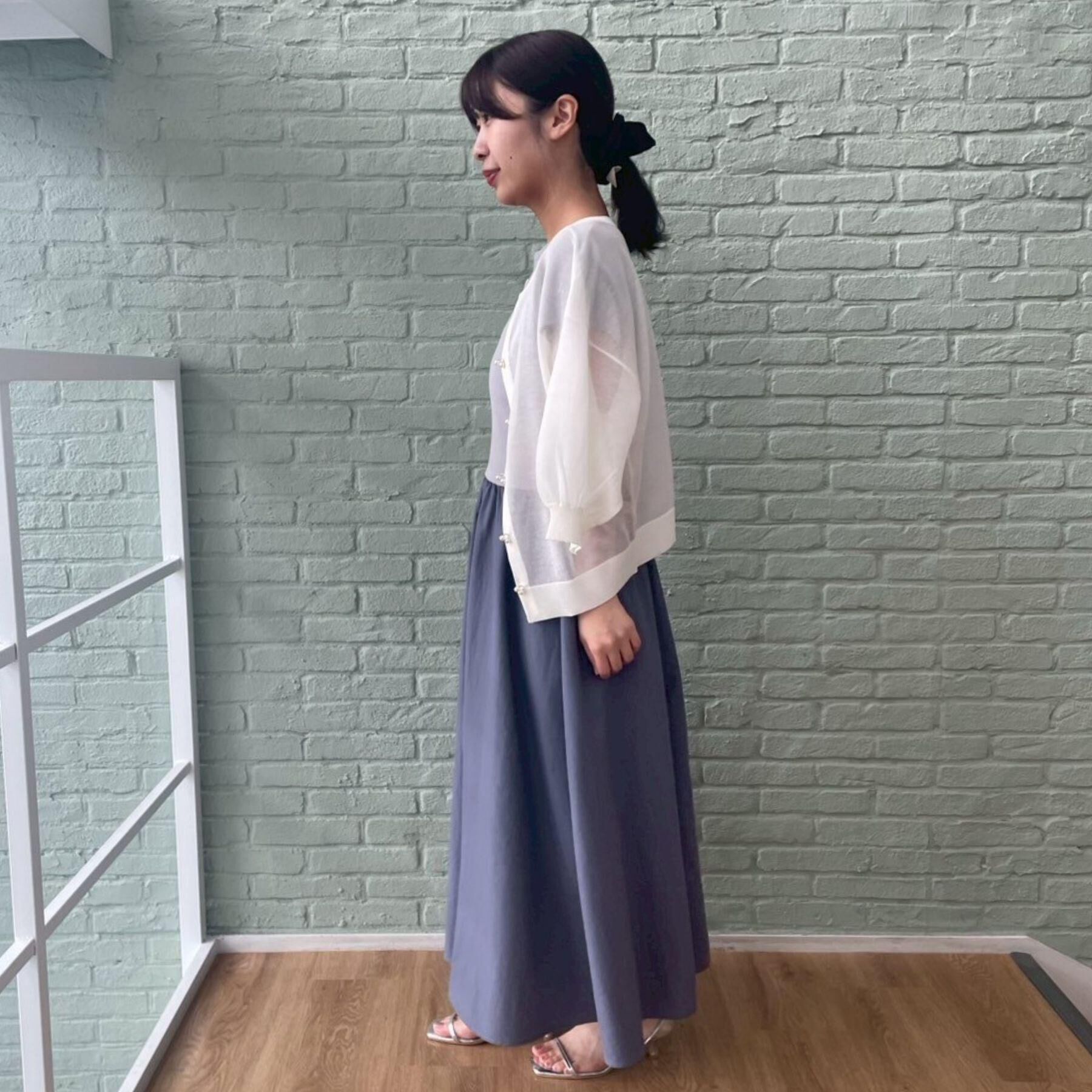 Couture broach「【接触冷感・楽ちん・一枚でキマる】ドッキングニットワンピース」|ワンピース|