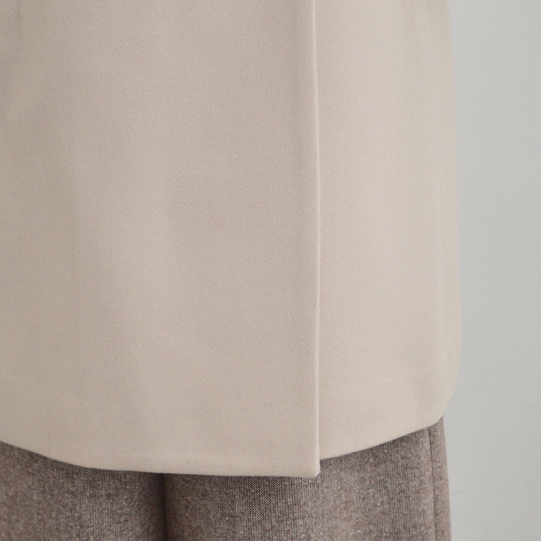 Couture broach「【大人上品・ベルト付き】パール調釦チェスターコート」|チェスターコート|