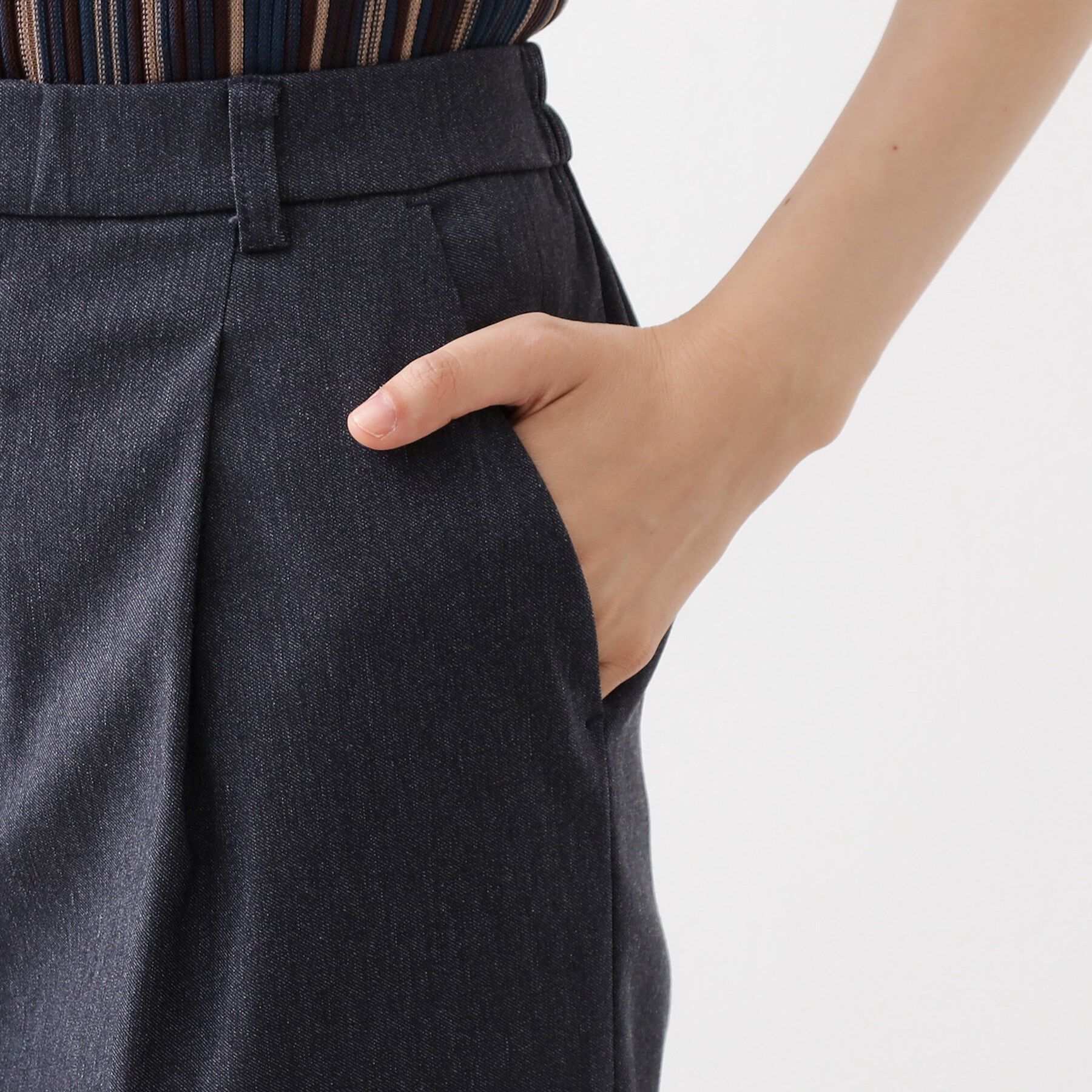 THE SHOP TK「【美脚見え】タックワイドパンツ【セットアップ可】」|その他|