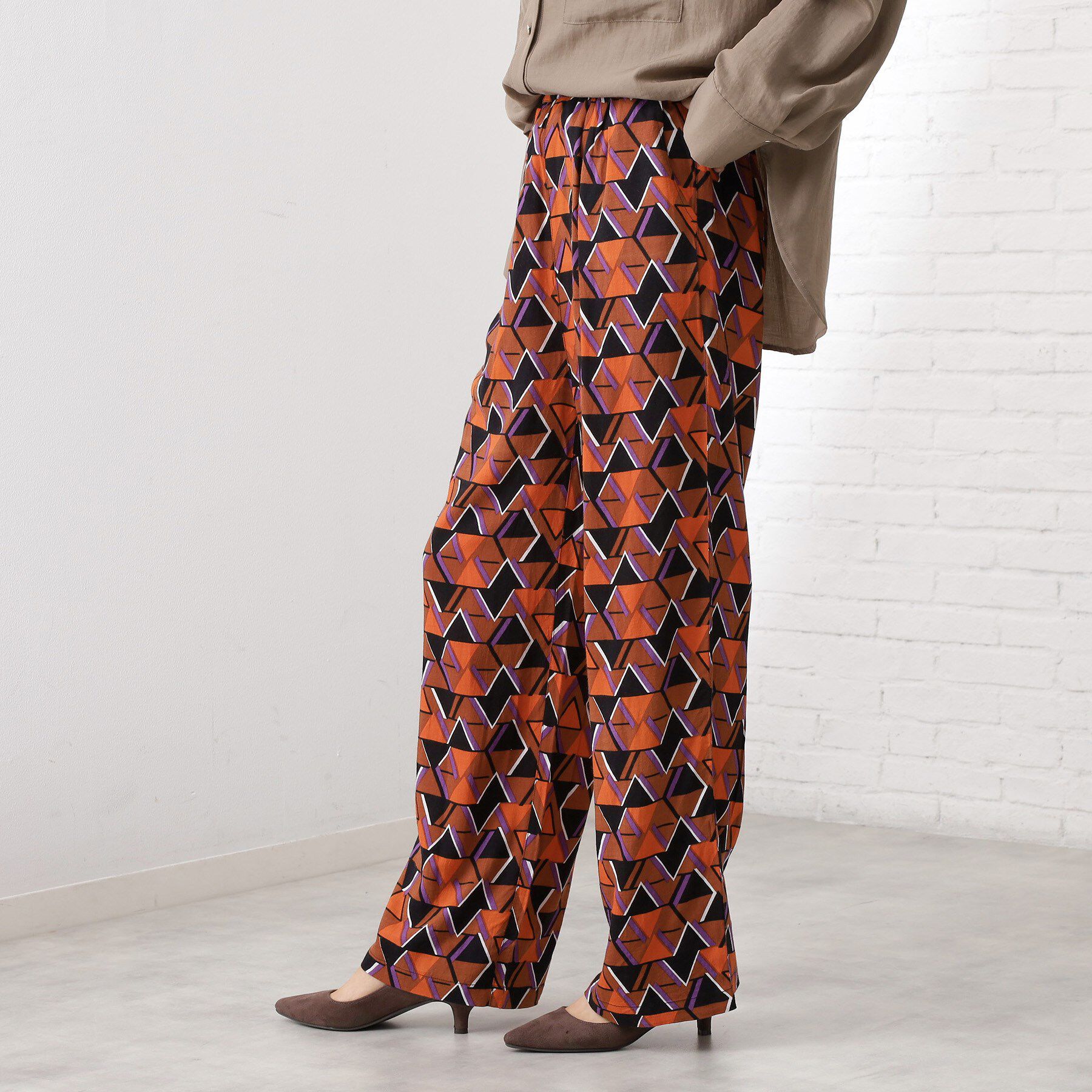 THE SHOP TK「柄アソートイージーパンツ【洗える】」|その他|