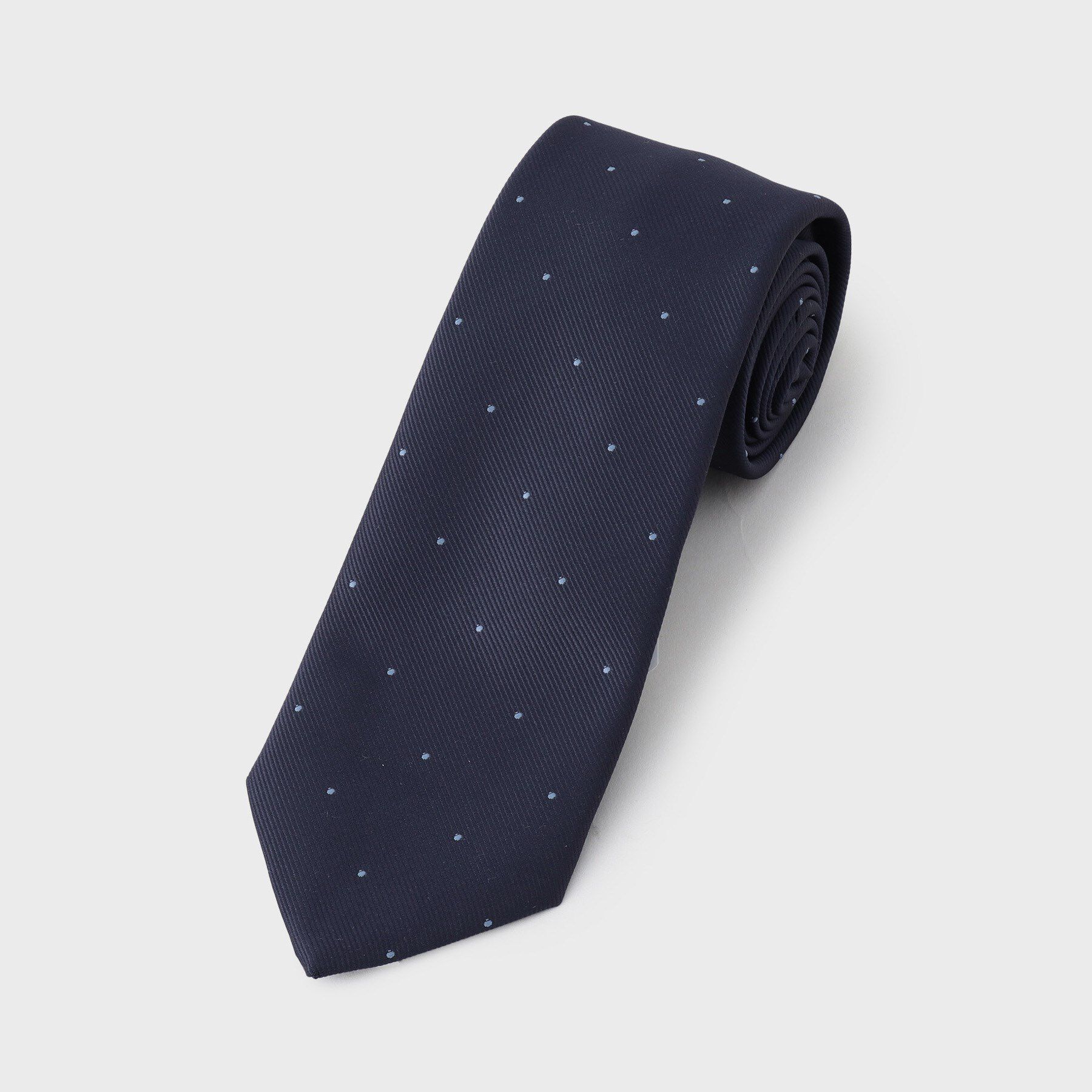 THE SHOP TK「アソートピンドットネクタイ 【洗濯機OK】」|ネクタイ・蝶ネクタイ|ネイビー(694)