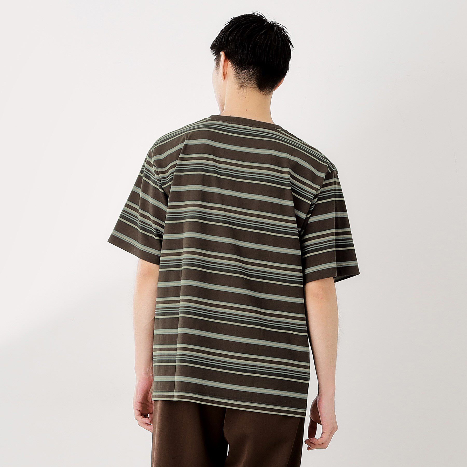 THE SHOP TK「マルチボーダープルオーバー S／S」|Tシャツ・カットソー|