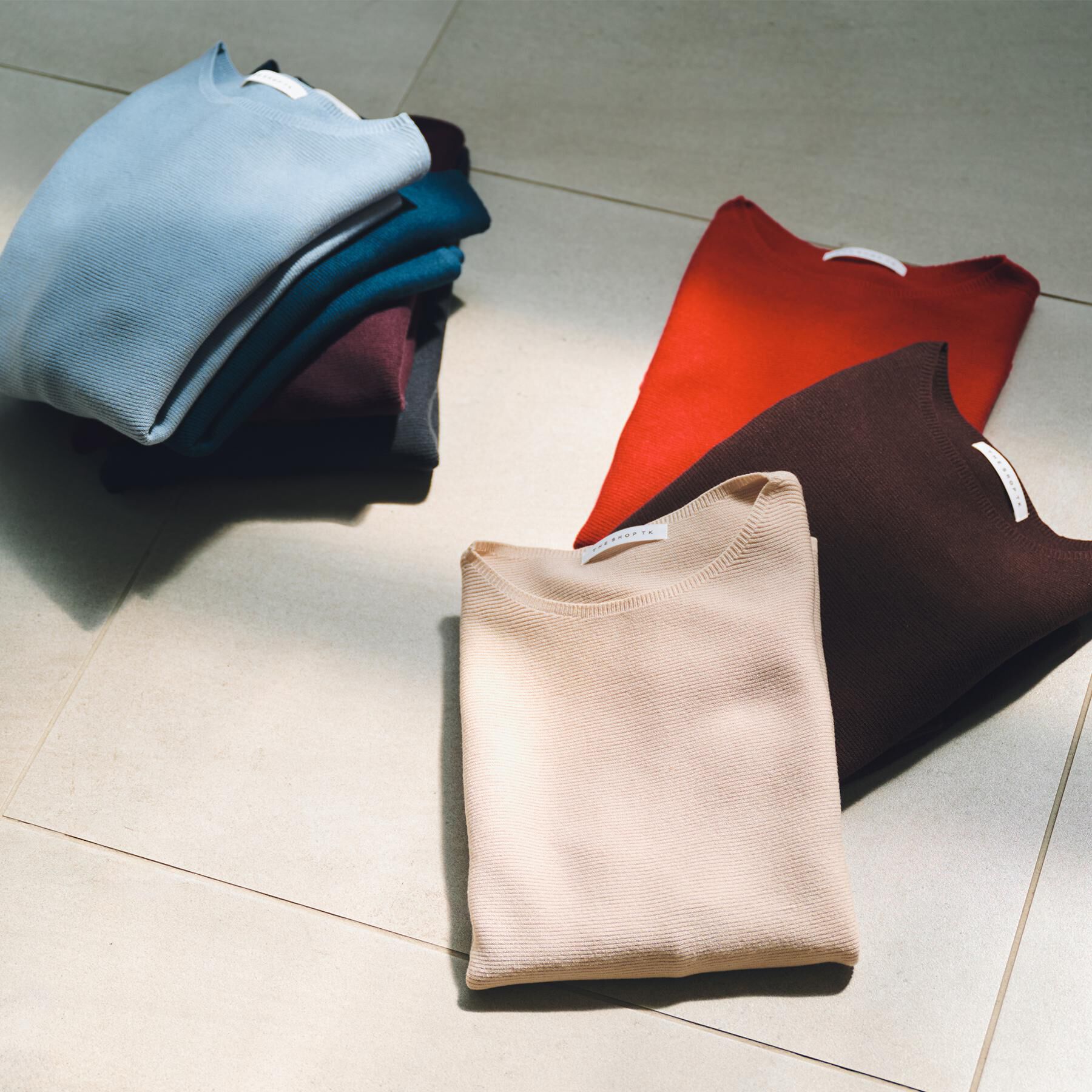 THE SHOP TK「【S-XLサイズ/選べる7色】どこから見ても美しい ガーターニット/毛玉になりにくい/洗濯機OK」|ニット・セーター|