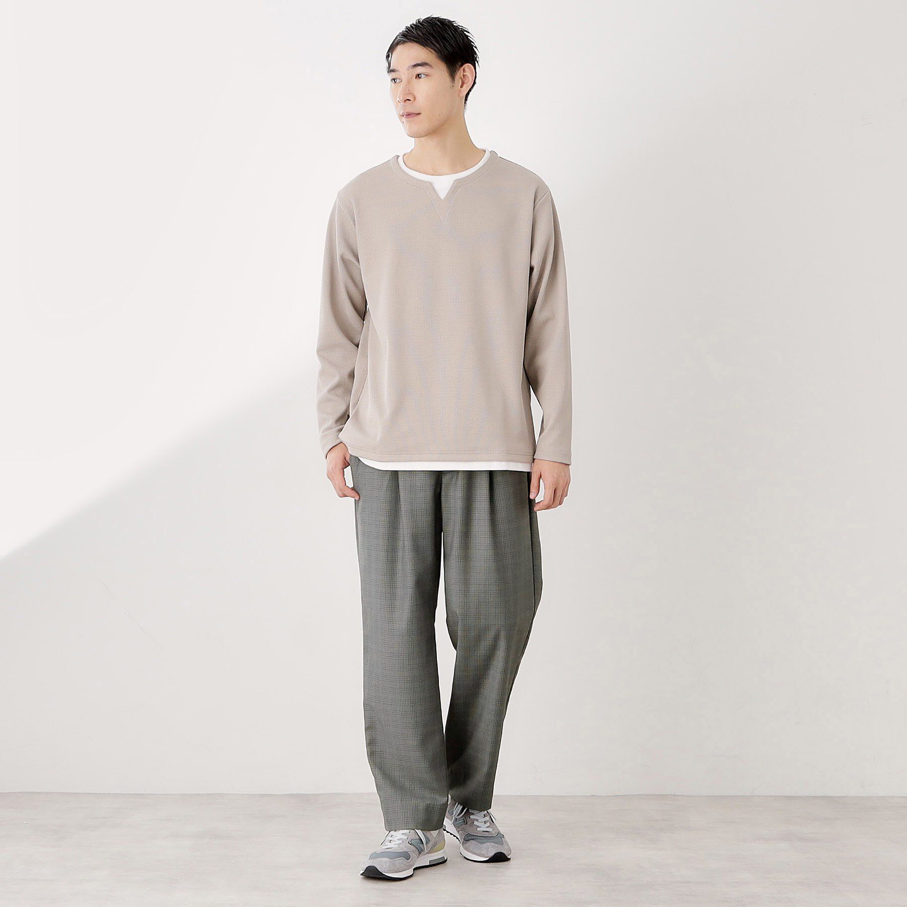 THE SHOP TK「セミワイドイージーパンツ【洗濯機OK】」|その他|