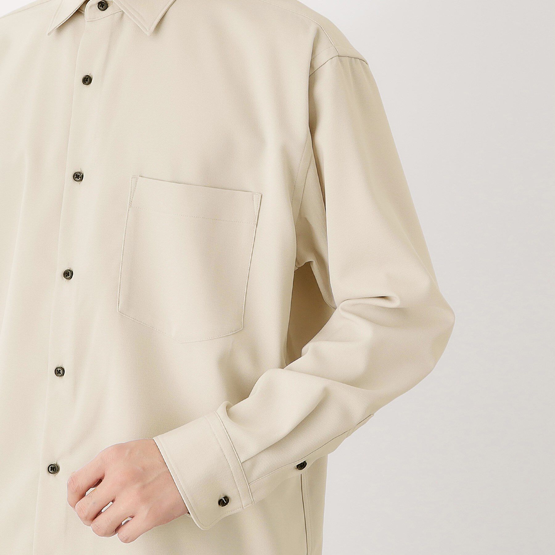 THE SHOP TK「TECLINO／テクリーノ 長袖オックスシャツ【洗濯機OK】」|シャツ・ブラウス|