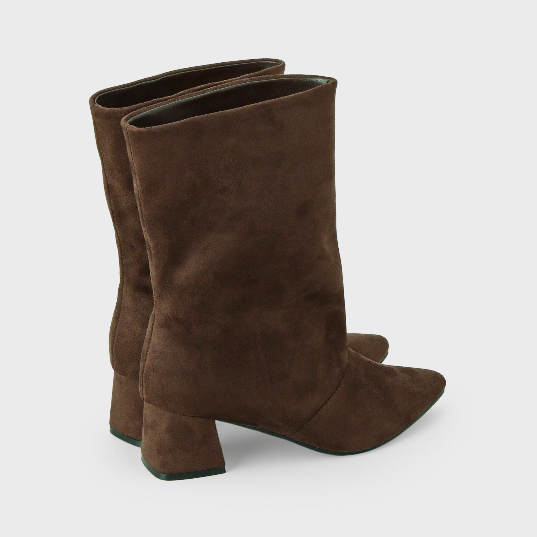 THE SHOP TK「ワイドシャフトフェイクスエードブーツ」|ショートブーツ|