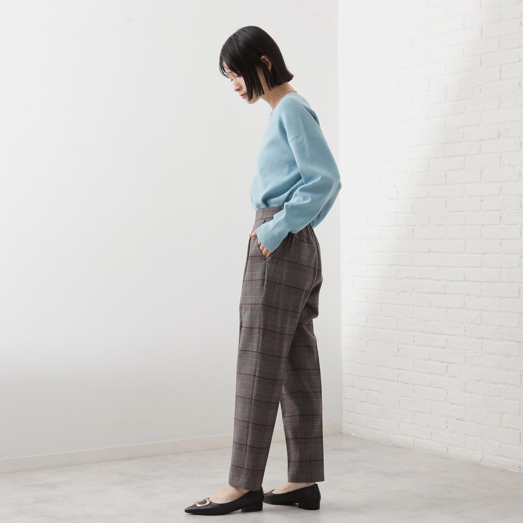 THE SHOP TK「【着丈選べる/XS～XLサイズ】あったか裏起毛テーパードパンツ」|その他|