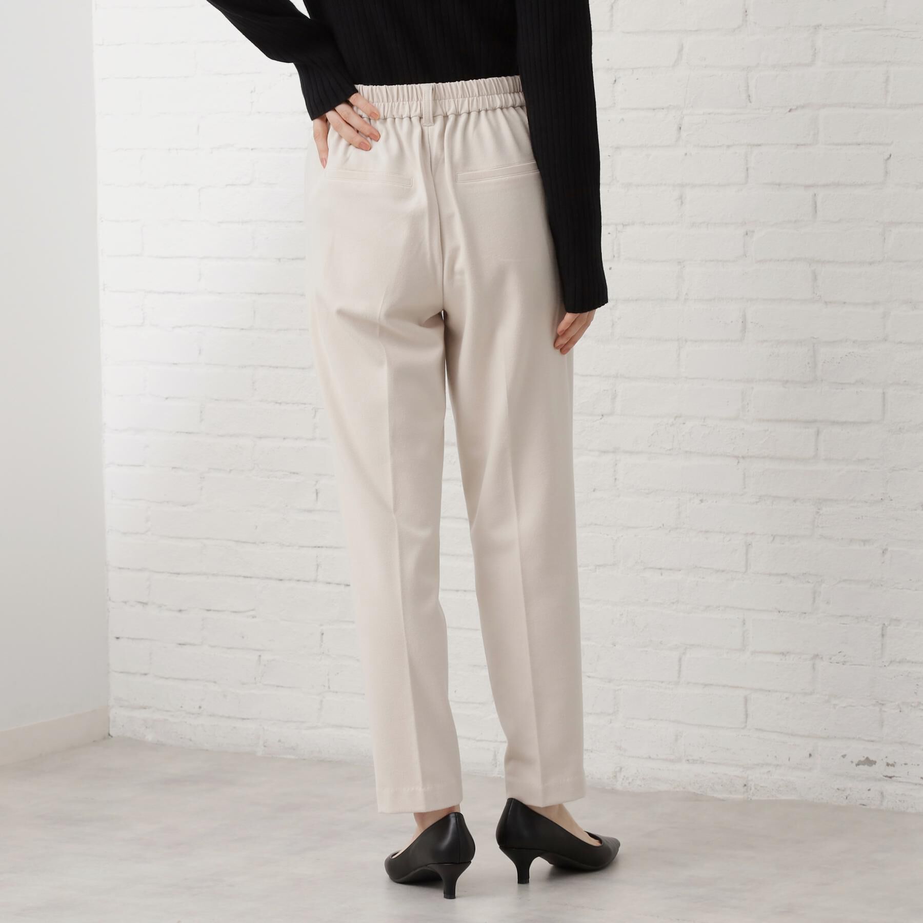 THE SHOP TK「【着丈選べる/XS～XLサイズ】あったか裏起毛テーパードパンツ」|その他|