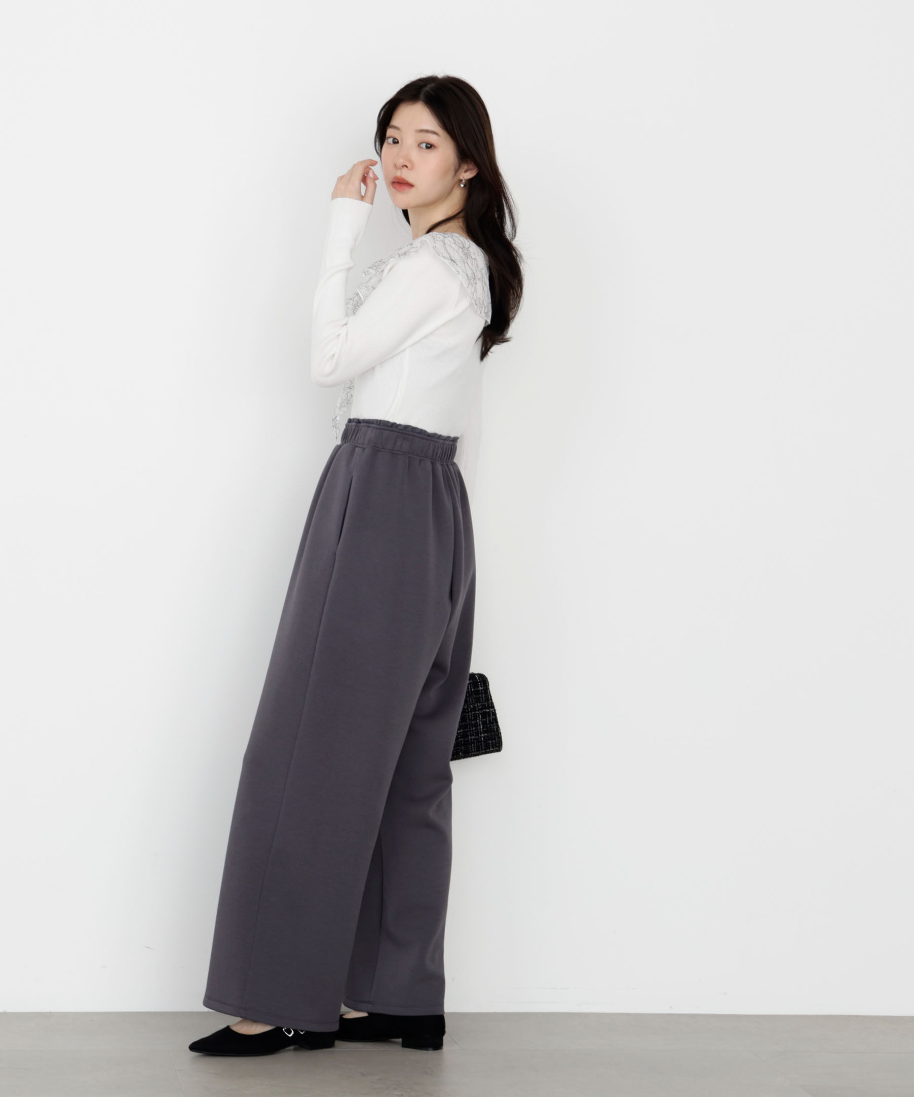 PROPORTION BODY DRESSING「＜ウォッシャブル＞スエットイージーパンツ 25AW」|その他|