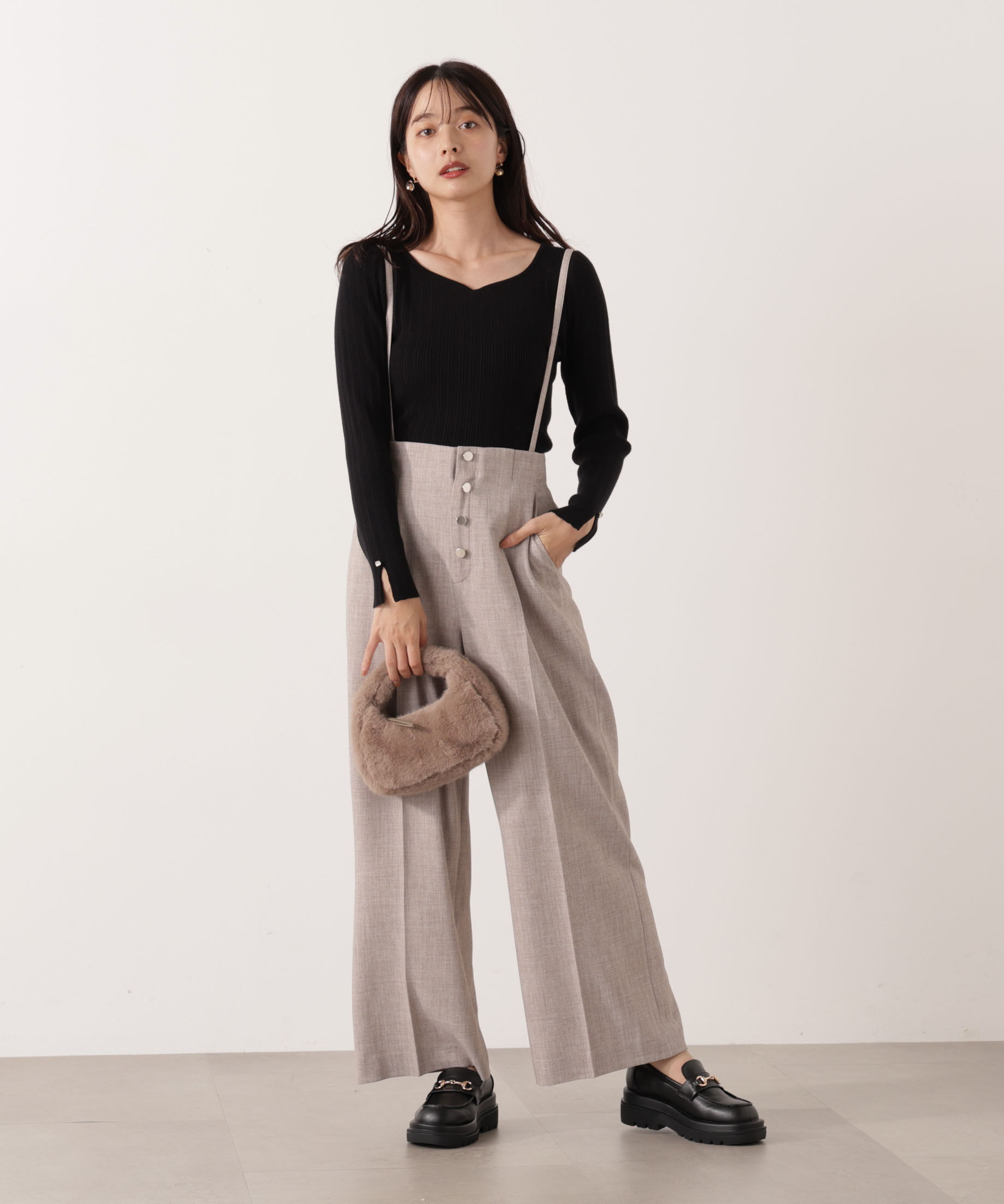 PROPORTION BODY DRESSING「フロント釦2wayワイドパンツ 25AW」|その他|