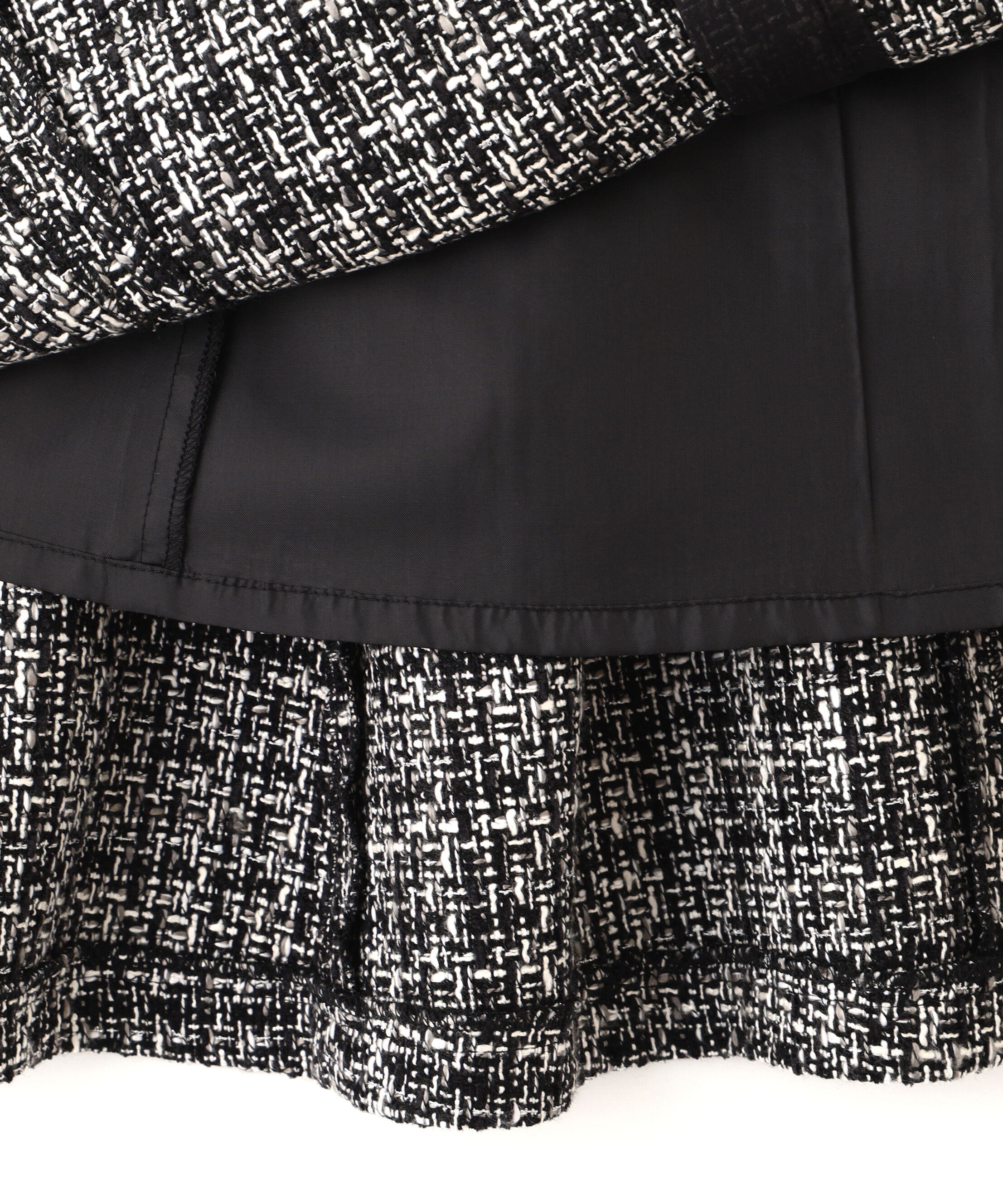 PROPORTION BODY DRESSING「ミックスツイードロングジャンスカ  25AW」|ワンピース|