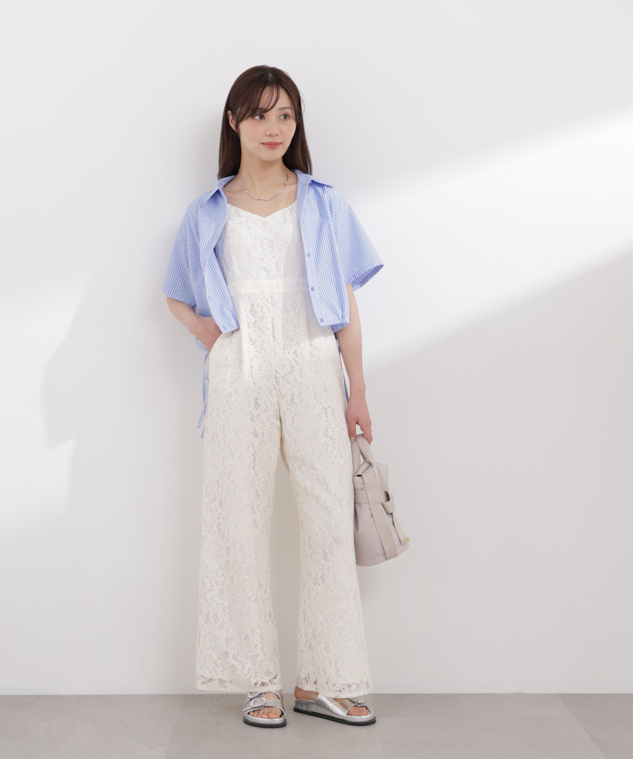 PROPORTION BODY DRESSING「〈EDIT COLOGNE〉レースオールインワン 26SS」|ワンピース|