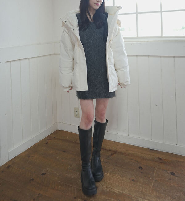 archives「２ｗａｙ肩リボンニットチュニック」|ニット・セーター|