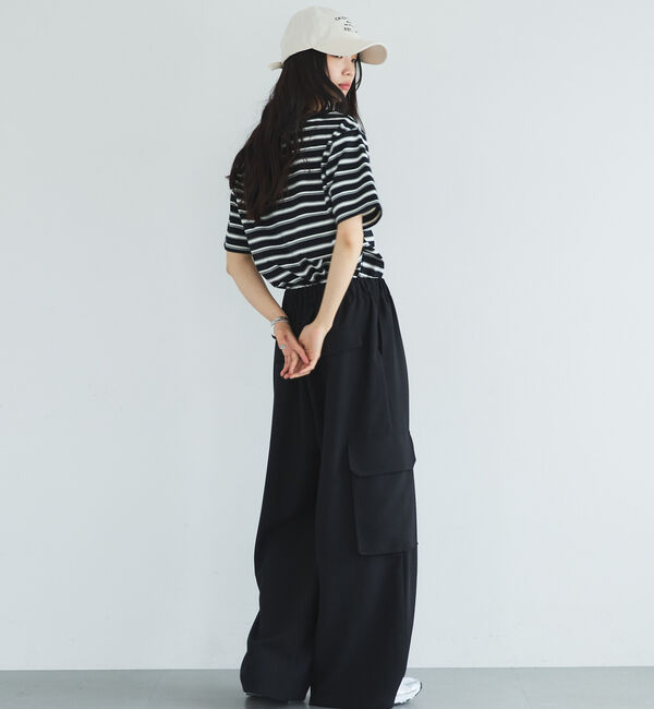 Doux archives「マルチボーダーカットソー」|Tシャツ・カットソー|