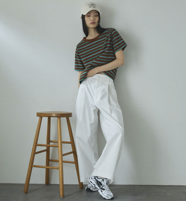 Doux archives「マルチボーダーカットソー」|Tシャツ・カットソー|