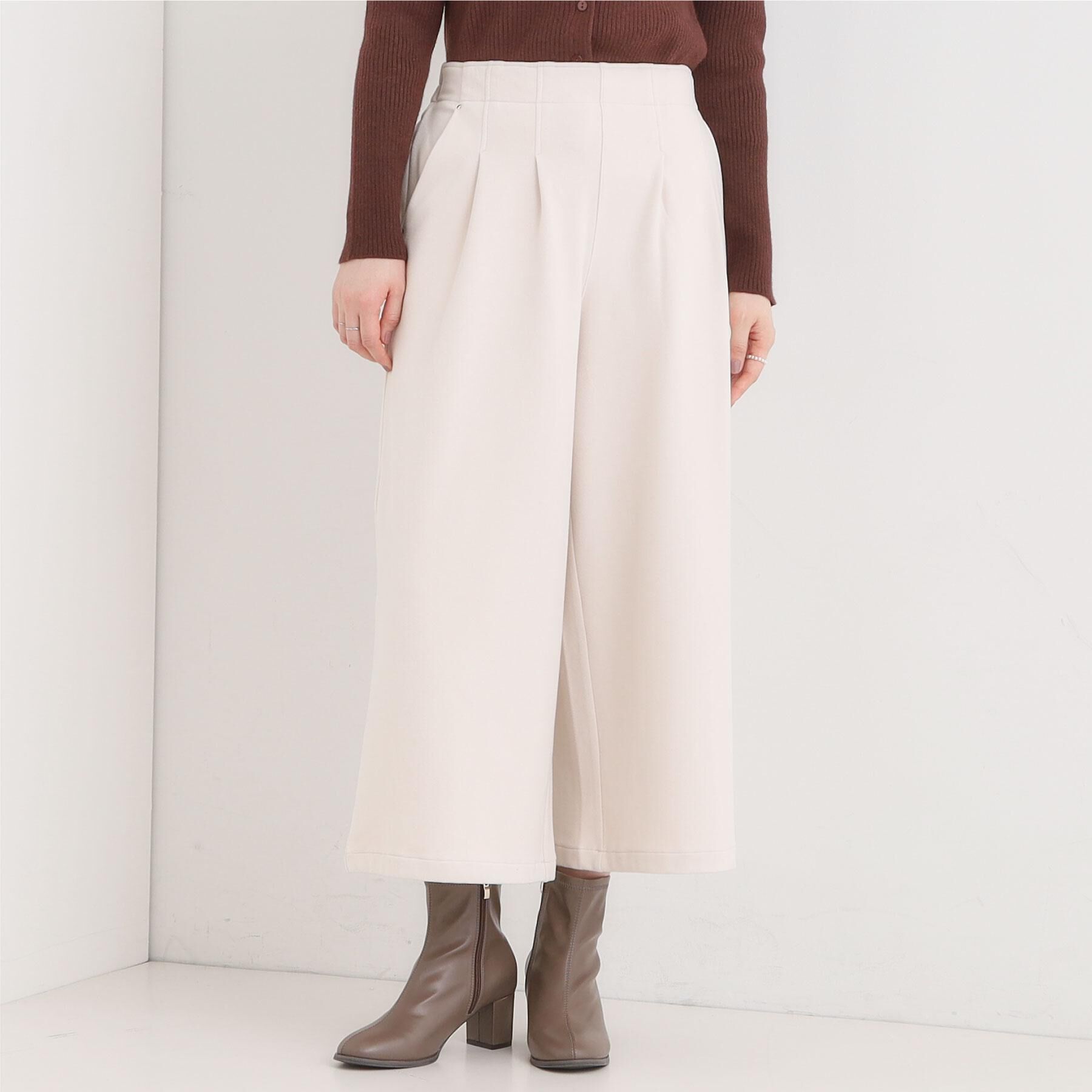 SHOO･LA･RUE「【着丈選べる/きっと虜になる】あったかもちもち ワイドパンツ」|その他|