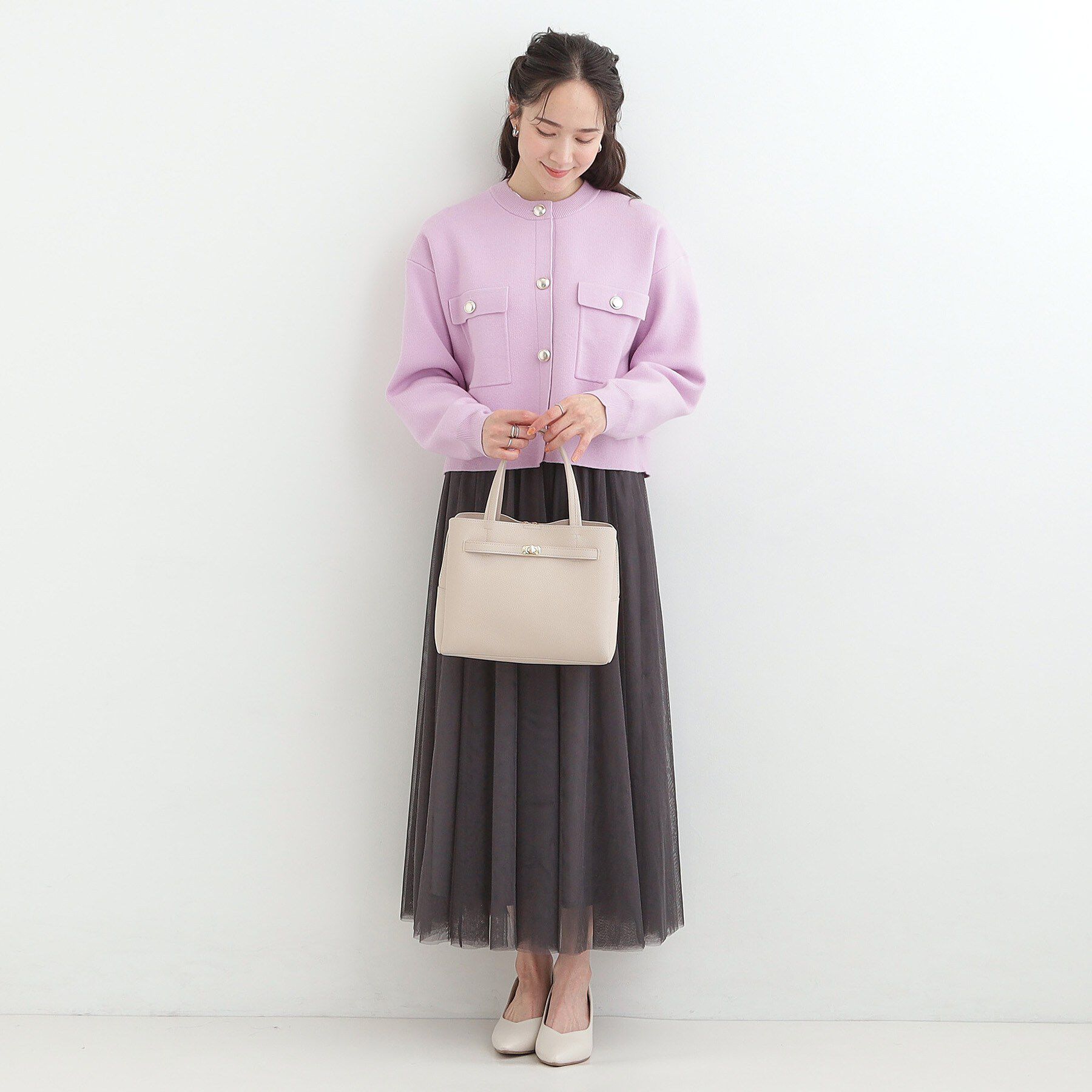 SHOO･LA･RUE「【2WAY】上品きれい 金具ベルトトートバッグ」|トートバッグ|