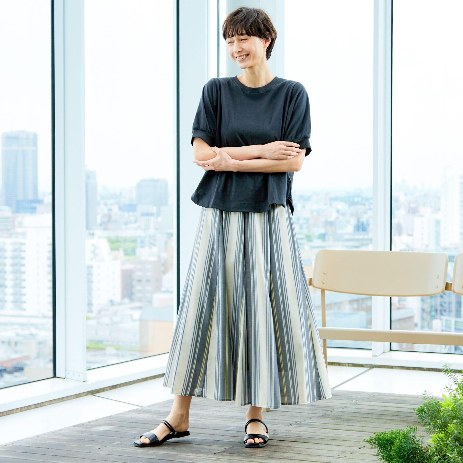 Dessin「【ウエストゴム・洗える】映えチェック柄スカート（XS～L）」|スカート|