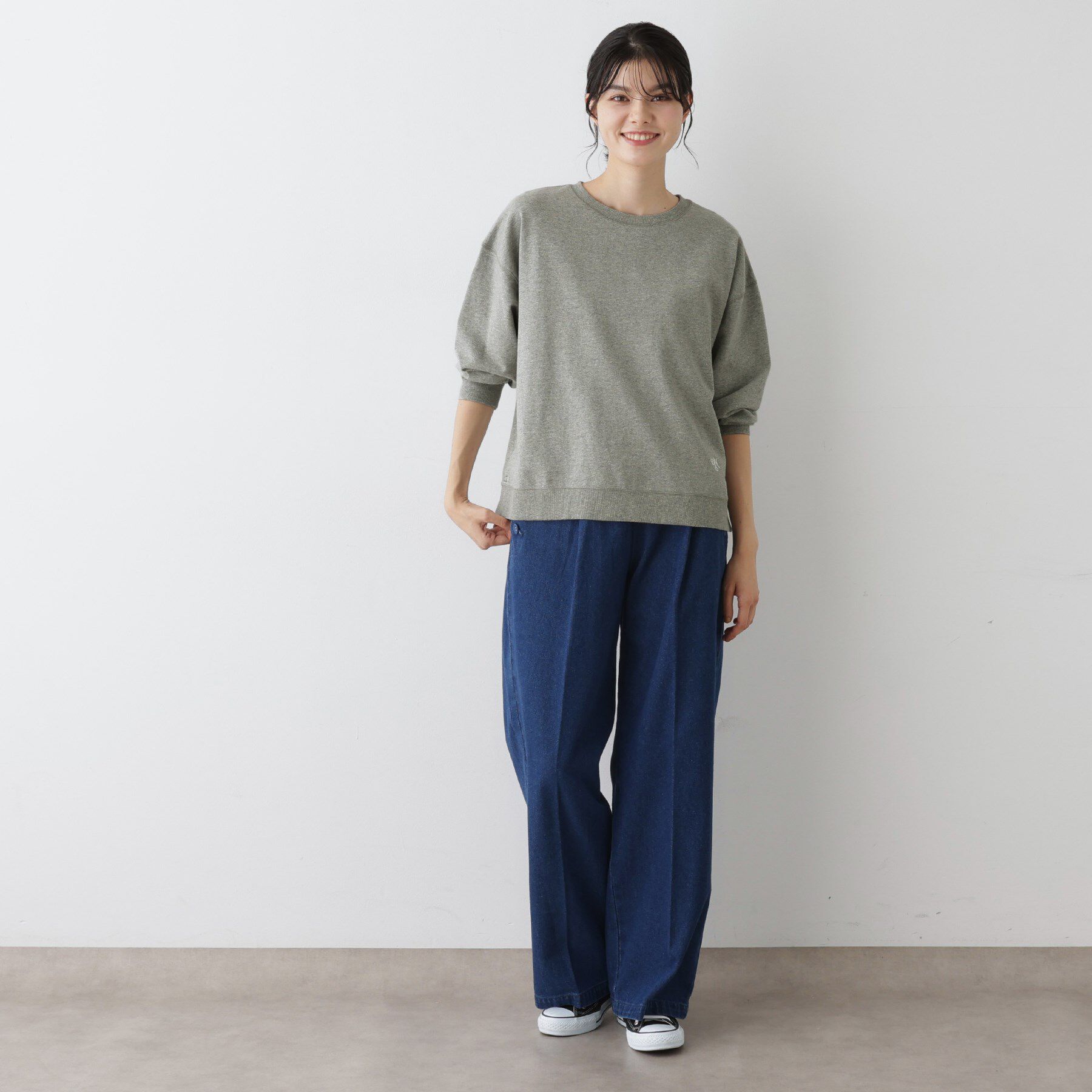 Dessin「【洗える】サイドスナップカットソー」|Tシャツ・カットソー|