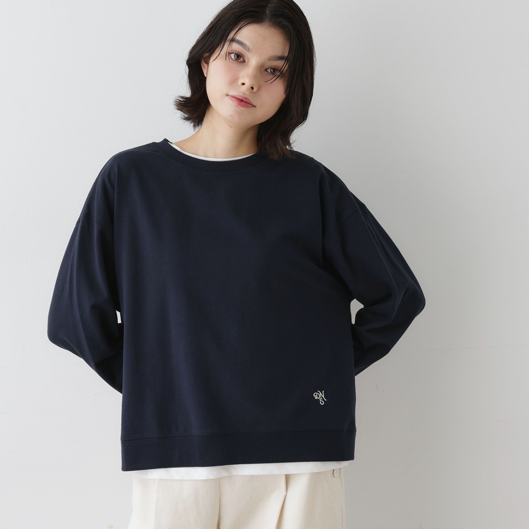 Dessin「【洗える】サイドスナップカットソー」|Tシャツ・カットソー|