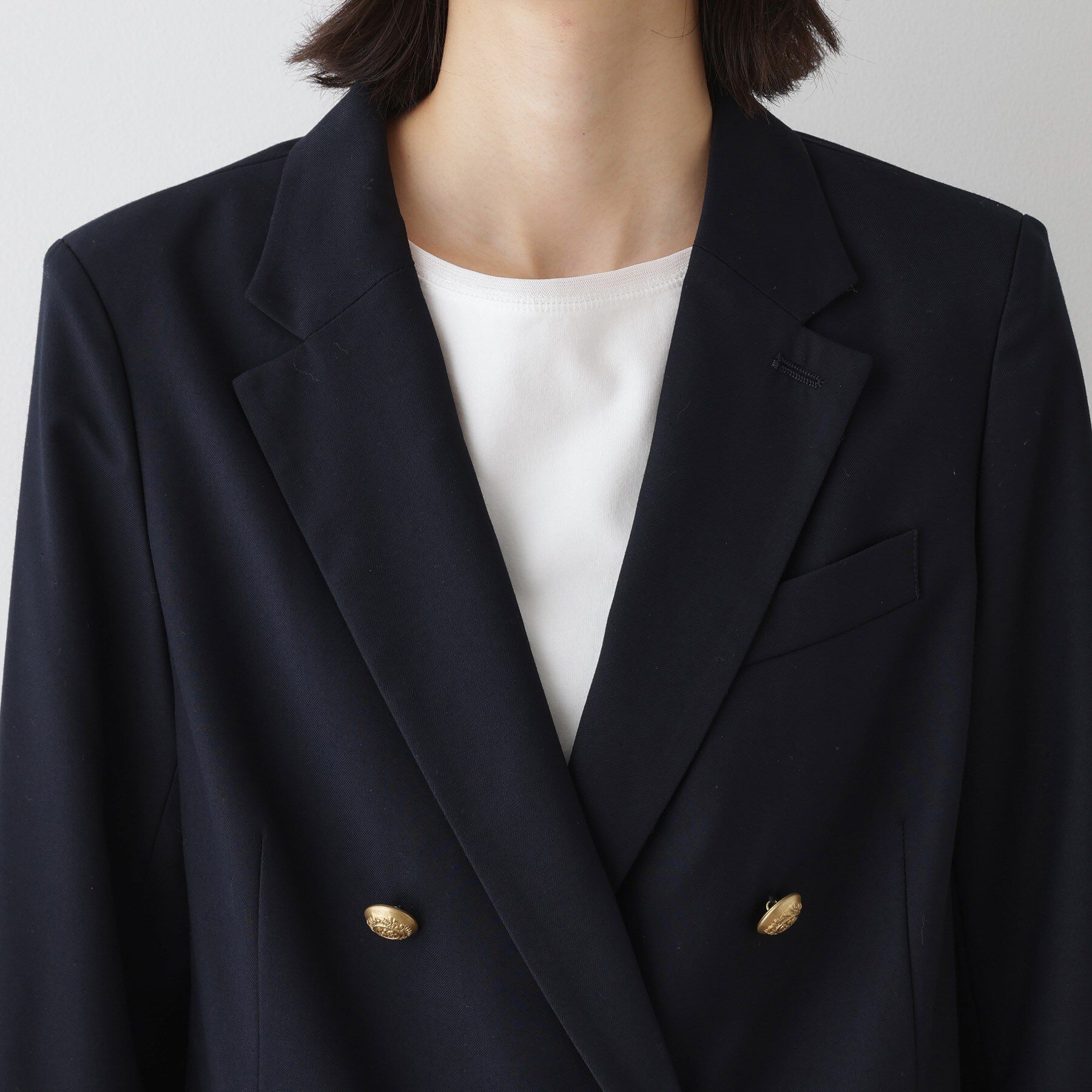 Dessin「ウール混ダブルジャケット」|テーラードジャケット|