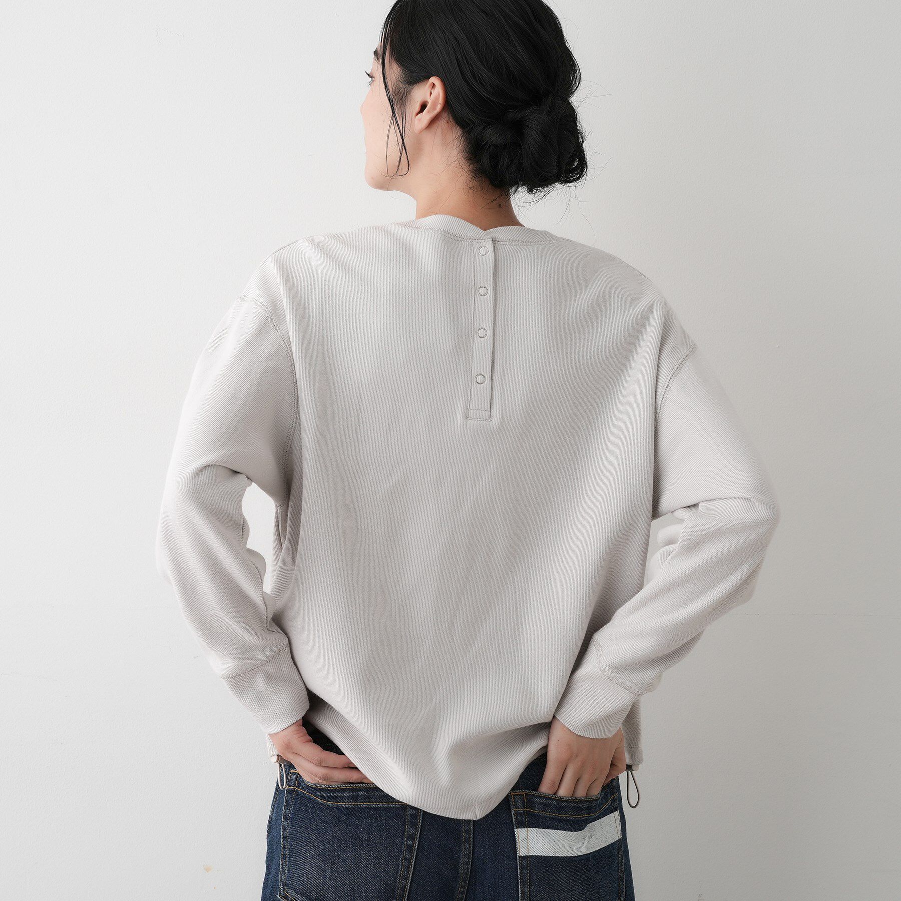 Dessin「【洗える】裾ドロスト付きカットソー」|Tシャツ・カットソー|