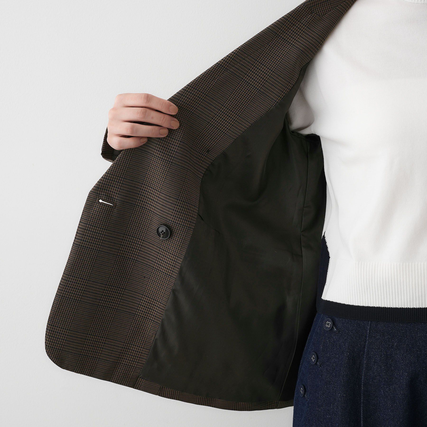 Dessin「【洗える】ダブルブレストジャケット」|テーラードジャケット|