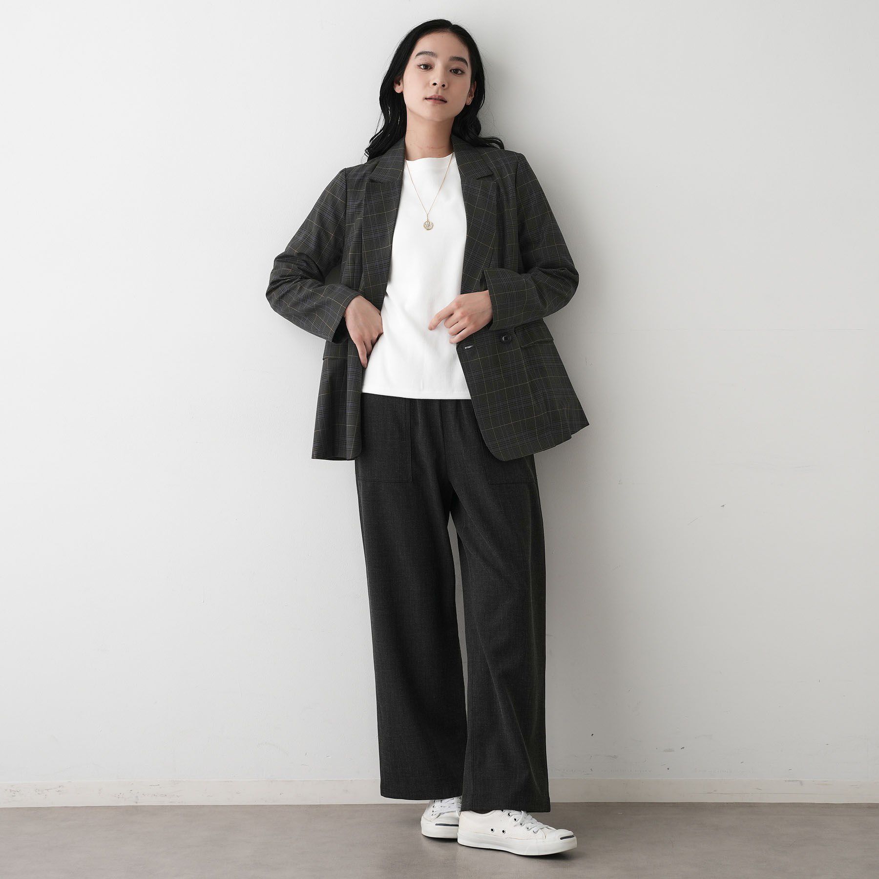 Dessin「【洗える】ダブルブレストジャケット」|テーラードジャケット|