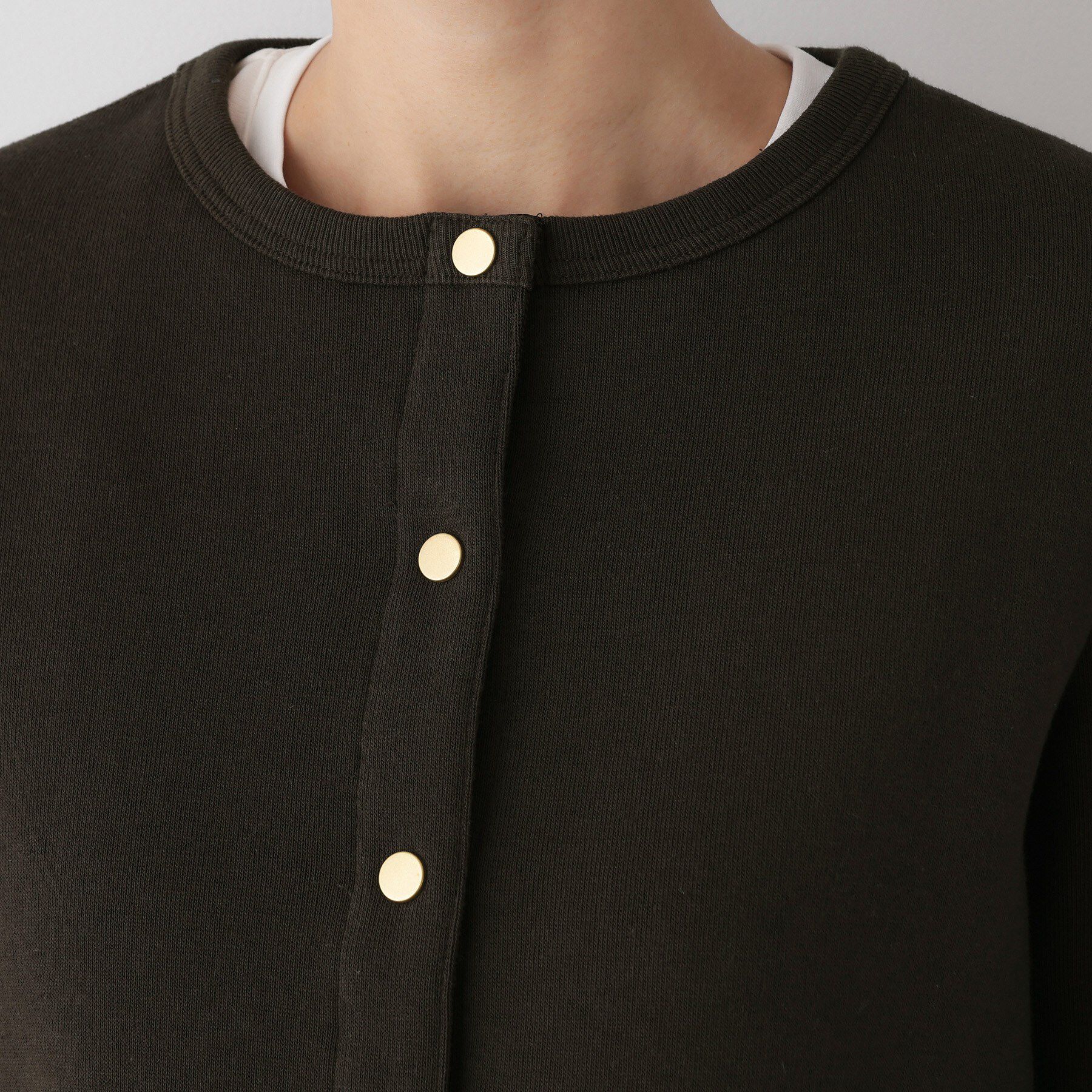 Dessin「【日本製/洗える】吊り裏毛カーディガン」|カーディガン|