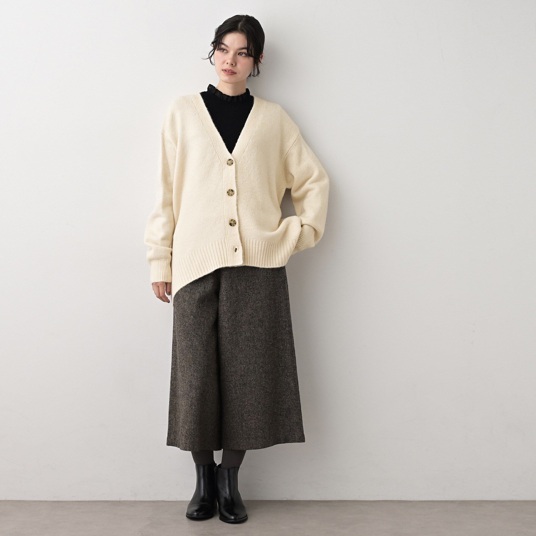 Dessin「【洗える】ウォームソフトカーディガン」|カーディガン|