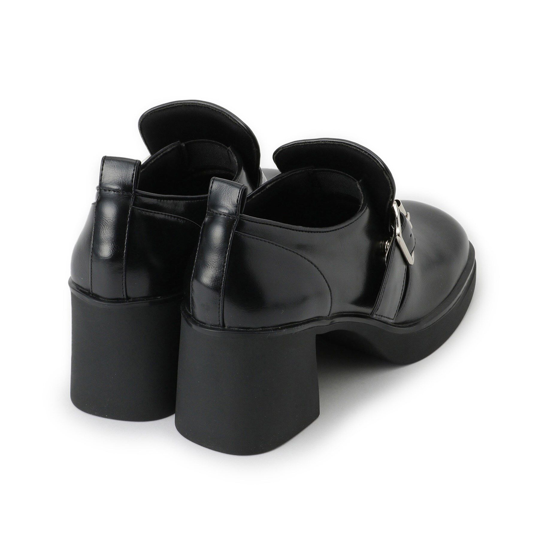 ESPERANZA「スクエアトゥベルトアンクルローファー」|パンプス|