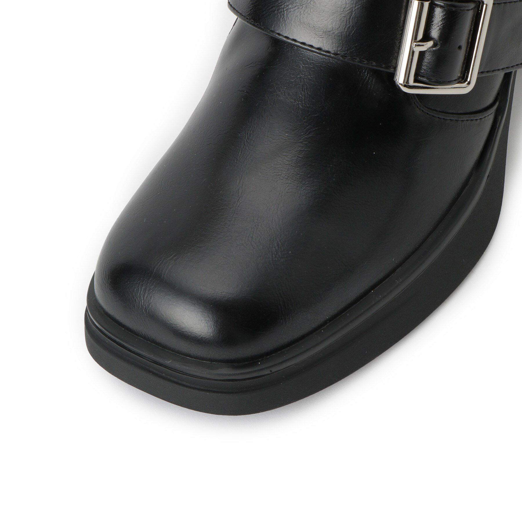 ESPERANZA「スクエアトゥベルトアンクルローファー」|パンプス|