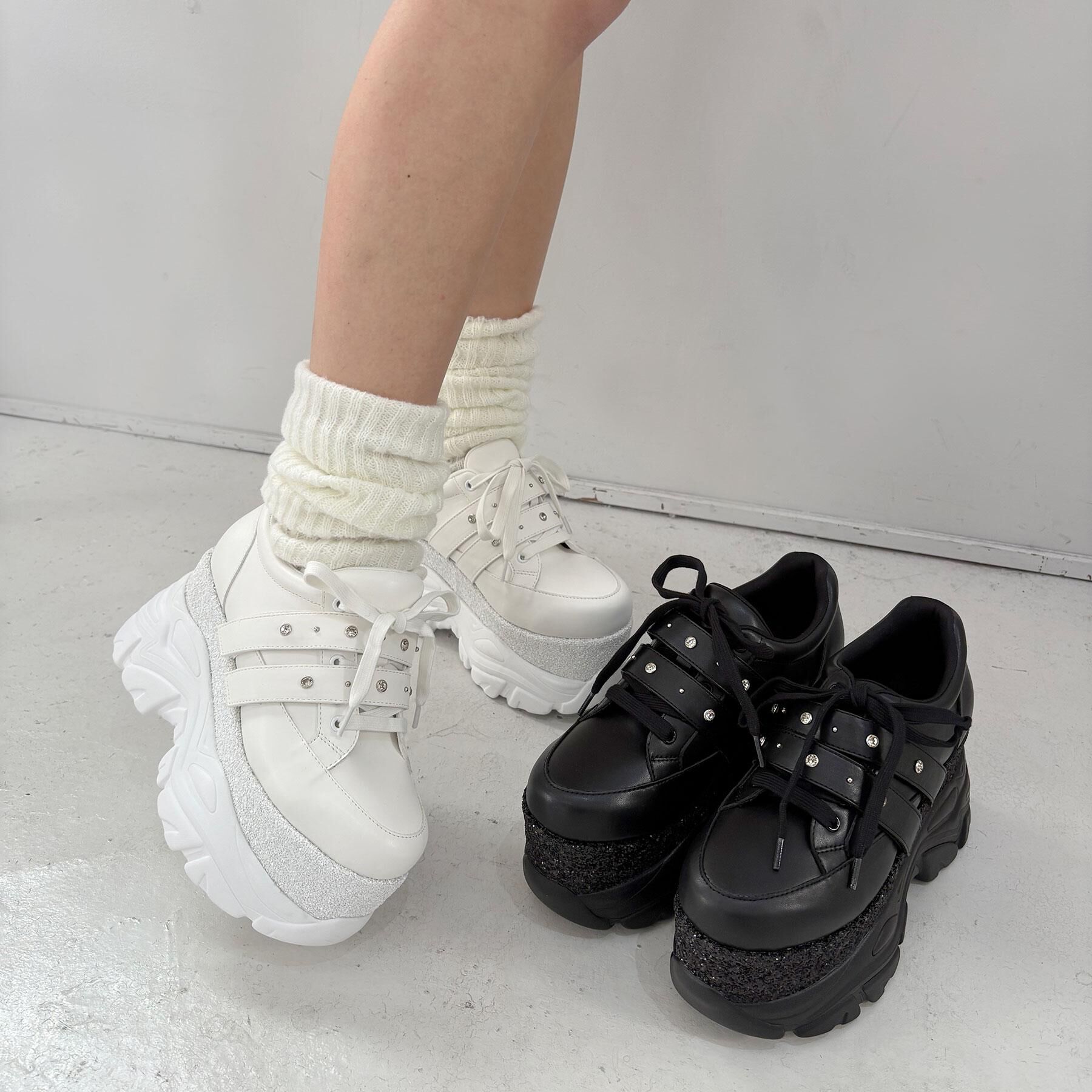 ESPERANZA「ラインストーンスタッズ厚底スニーカー」|スニーカー|