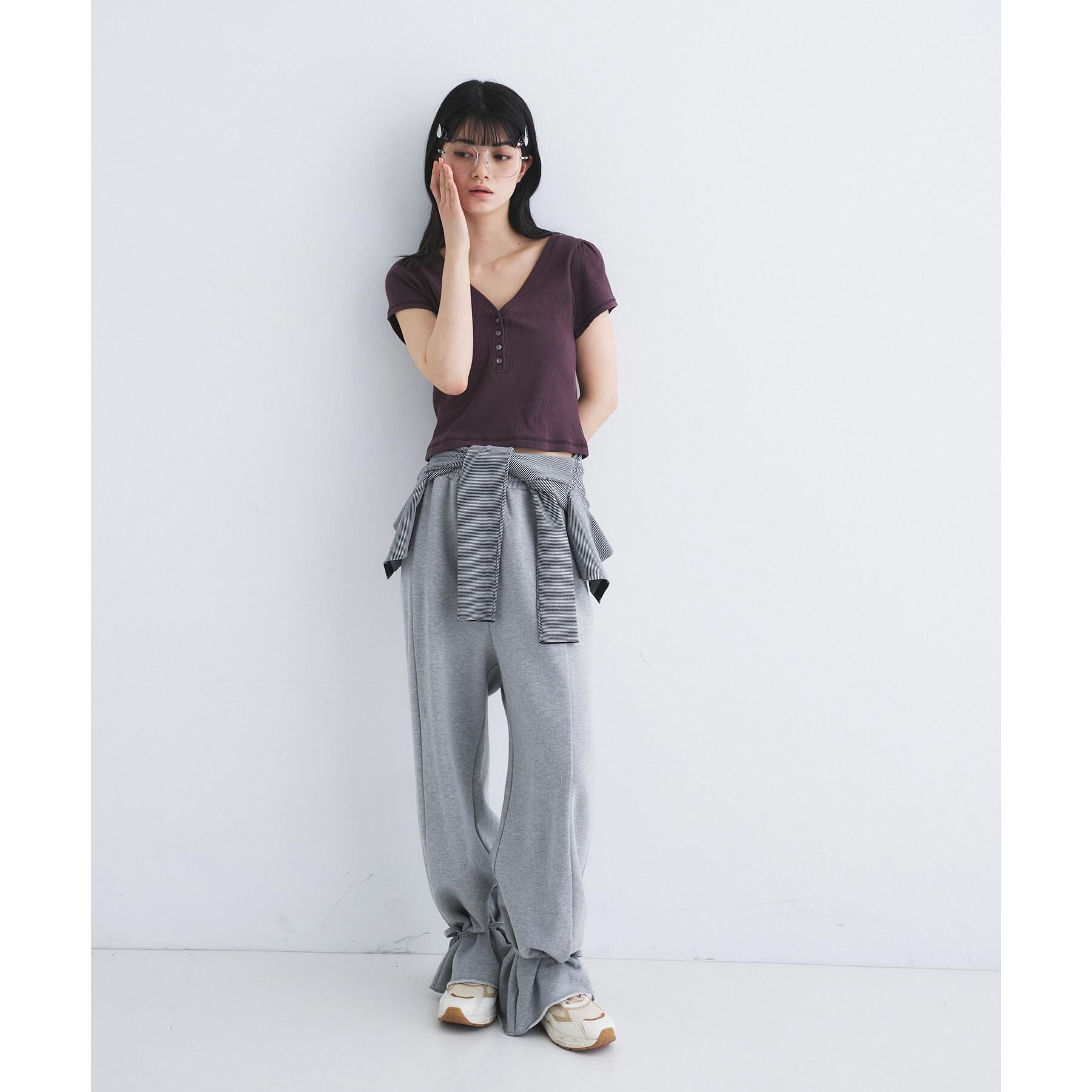 CODE A「【Re】ribbon sweat pants」|その他|