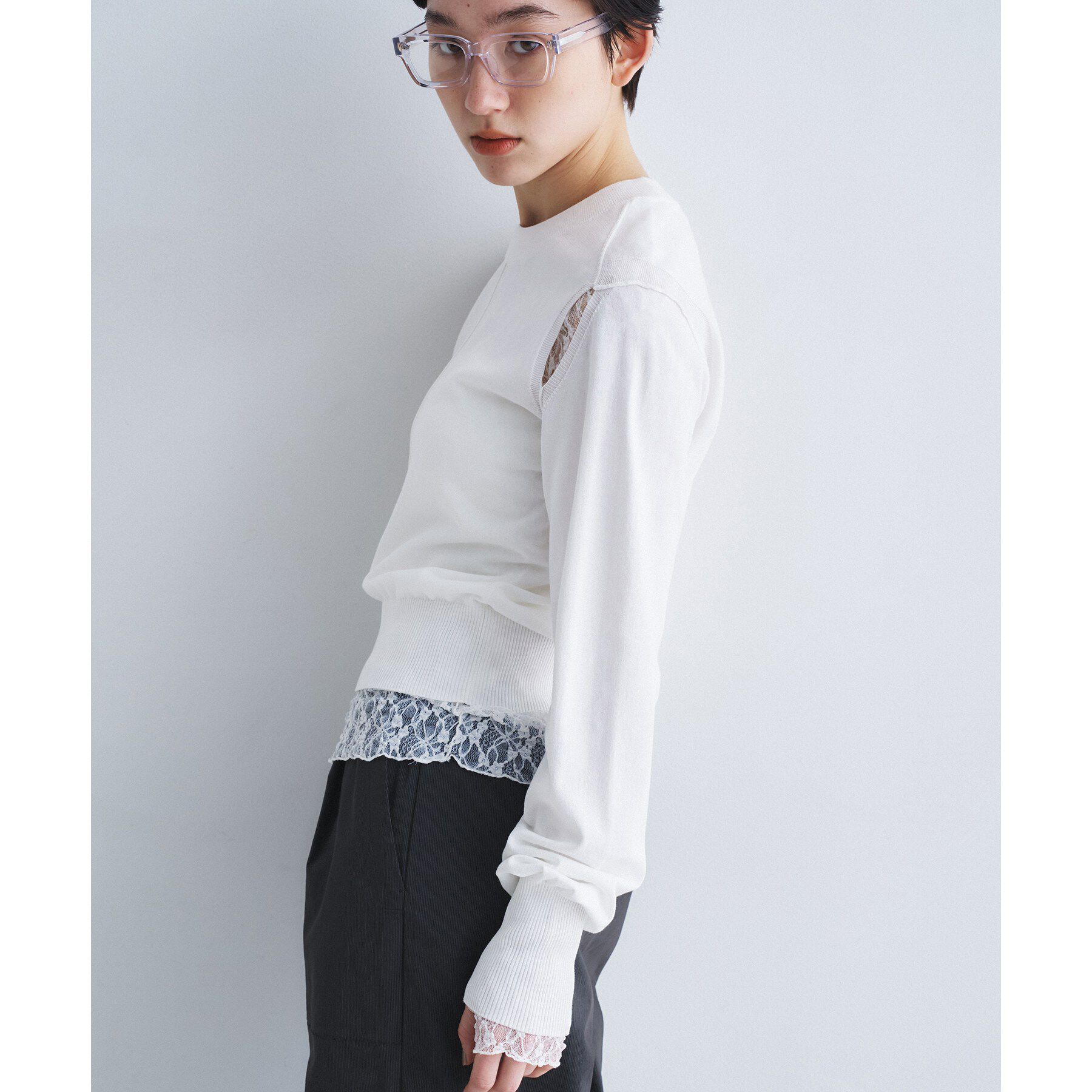 CODE A「slit pullover knit」|ニット・セーター|
