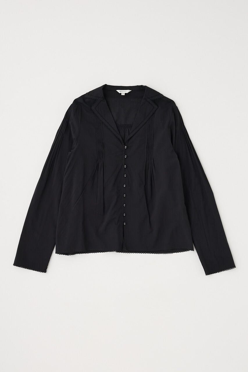 MOUSSY「COTTON PINTUCK ブラウス」|シャツ・ブラウス|BLK
