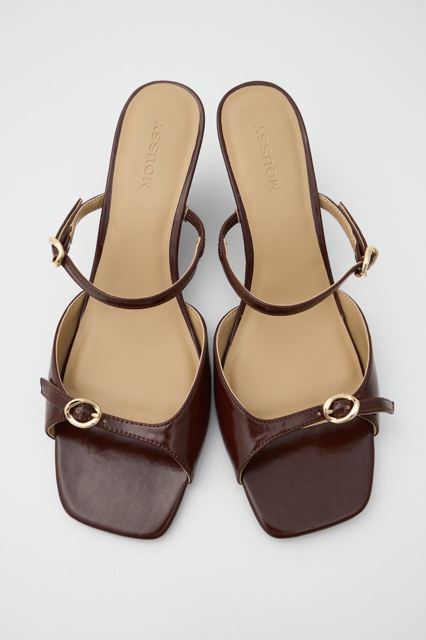 MOUSSY「DOUBLE BELTED WEDGE サンダル」|サンダル|BRN