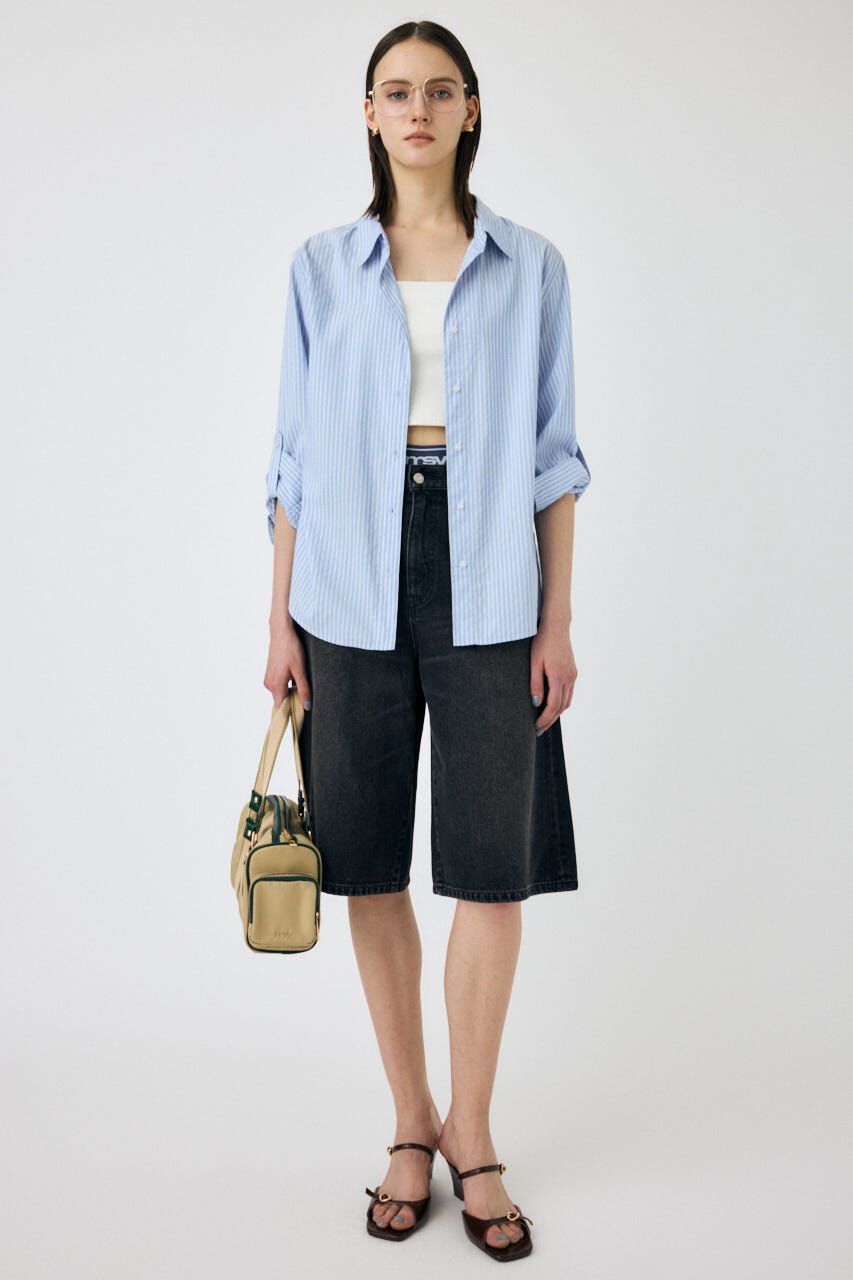 MOUSSY「KNEE LENGTH バミューダパンツ」|デニム|