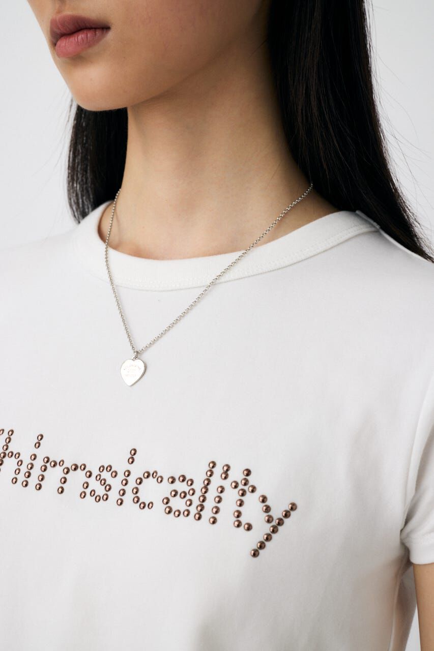 MOUSSY「STUDS LOGO TEE」|Tシャツ・カットソー|