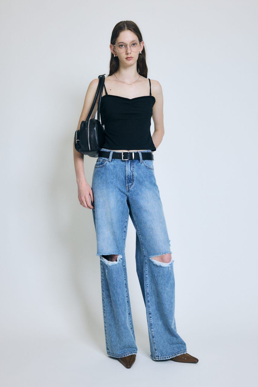 MOUSSY「BOUCLE TWEED キャミ」|キャミソール|