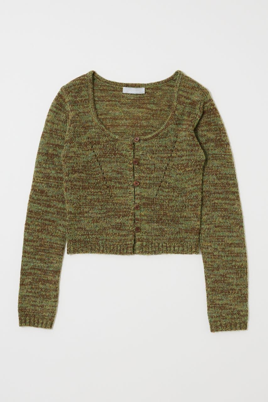 MOUSSY「MIX YARN KNIT トップス」|ニット・セーター|