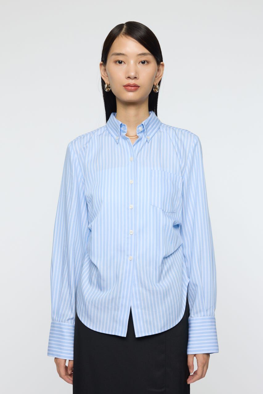 MOUSSY「STRIPED FIT シャツ」|シャツ・ブラウス|