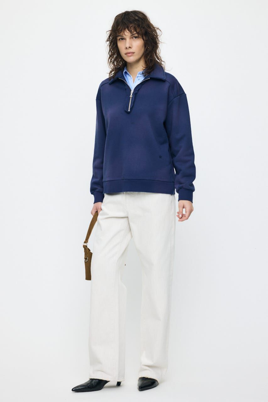MOUSSY「HALF ZIP SWEAT POLO プルオーバー」|パーカー|