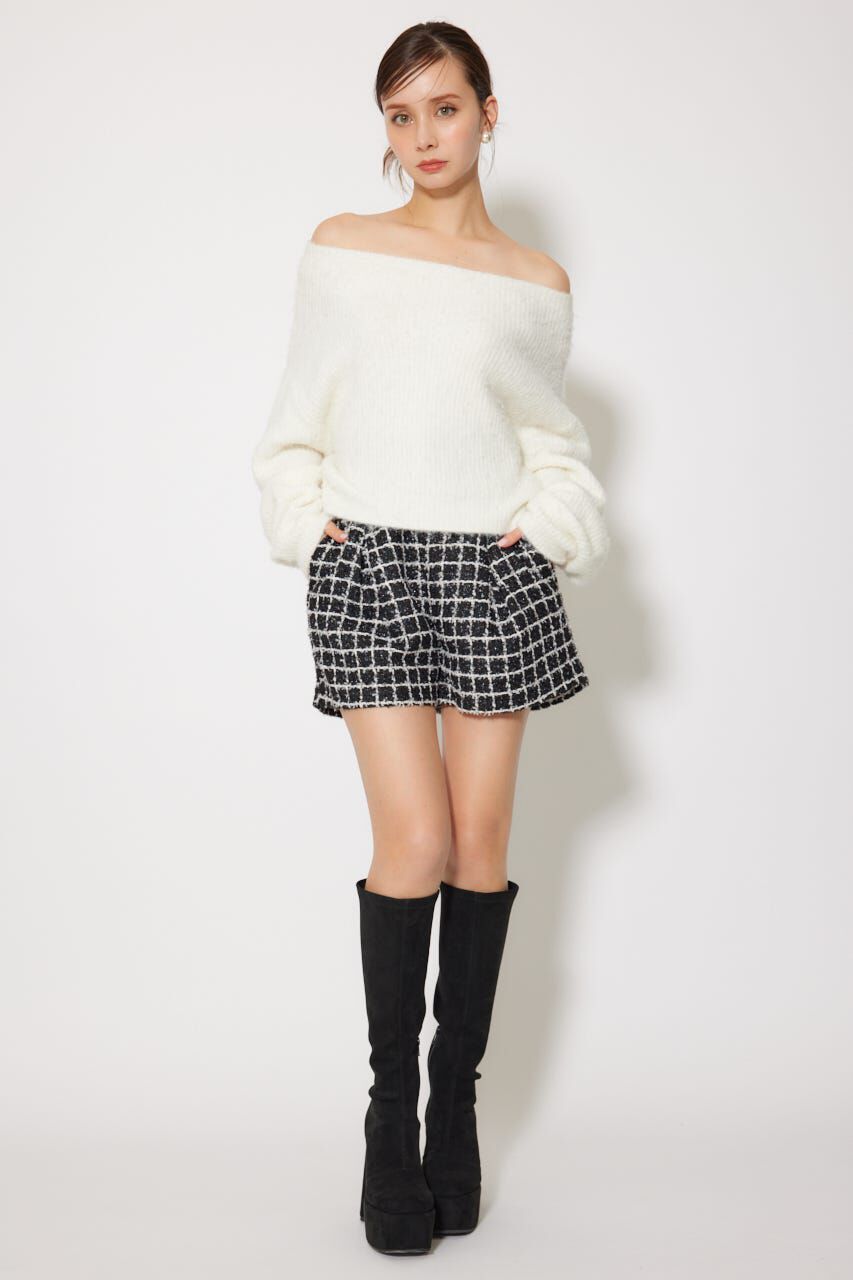 rienda「オフショルニットトップス」|ニット・セーター|