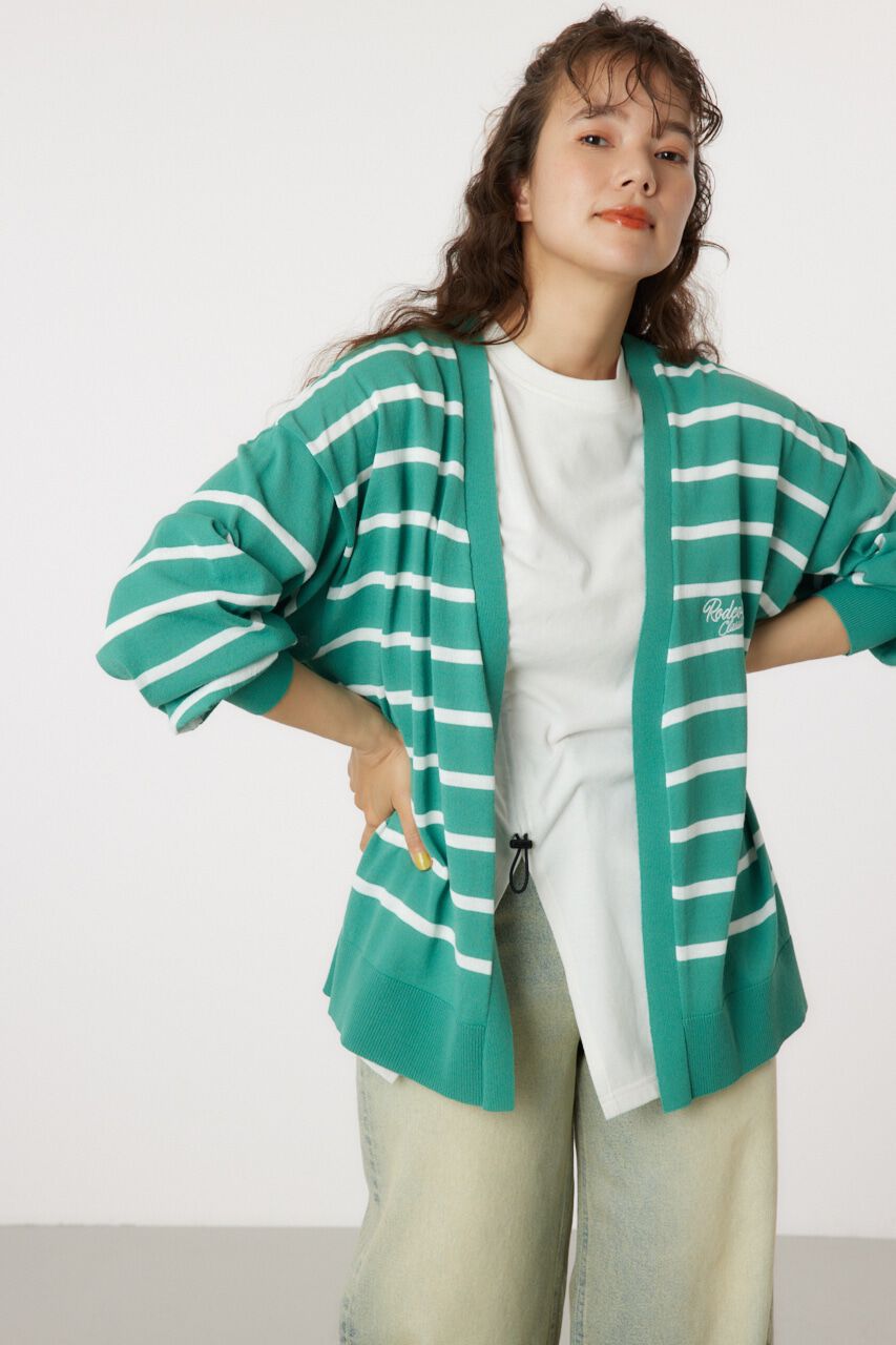 RODEO CROWNS「RCS LOGOニットトッパー」|カーディガン|