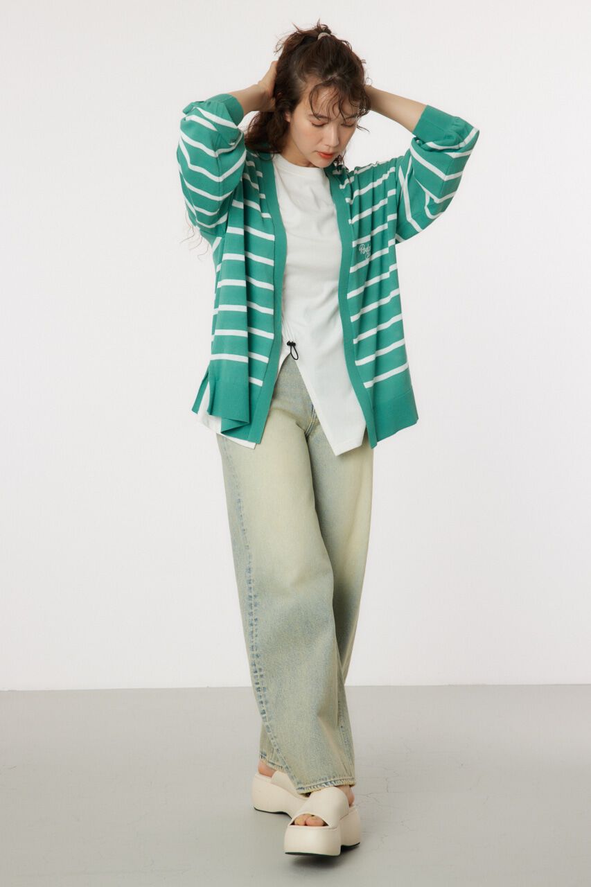 RODEO CROWNS「RCS LOGOニットトッパー」|カーディガン|