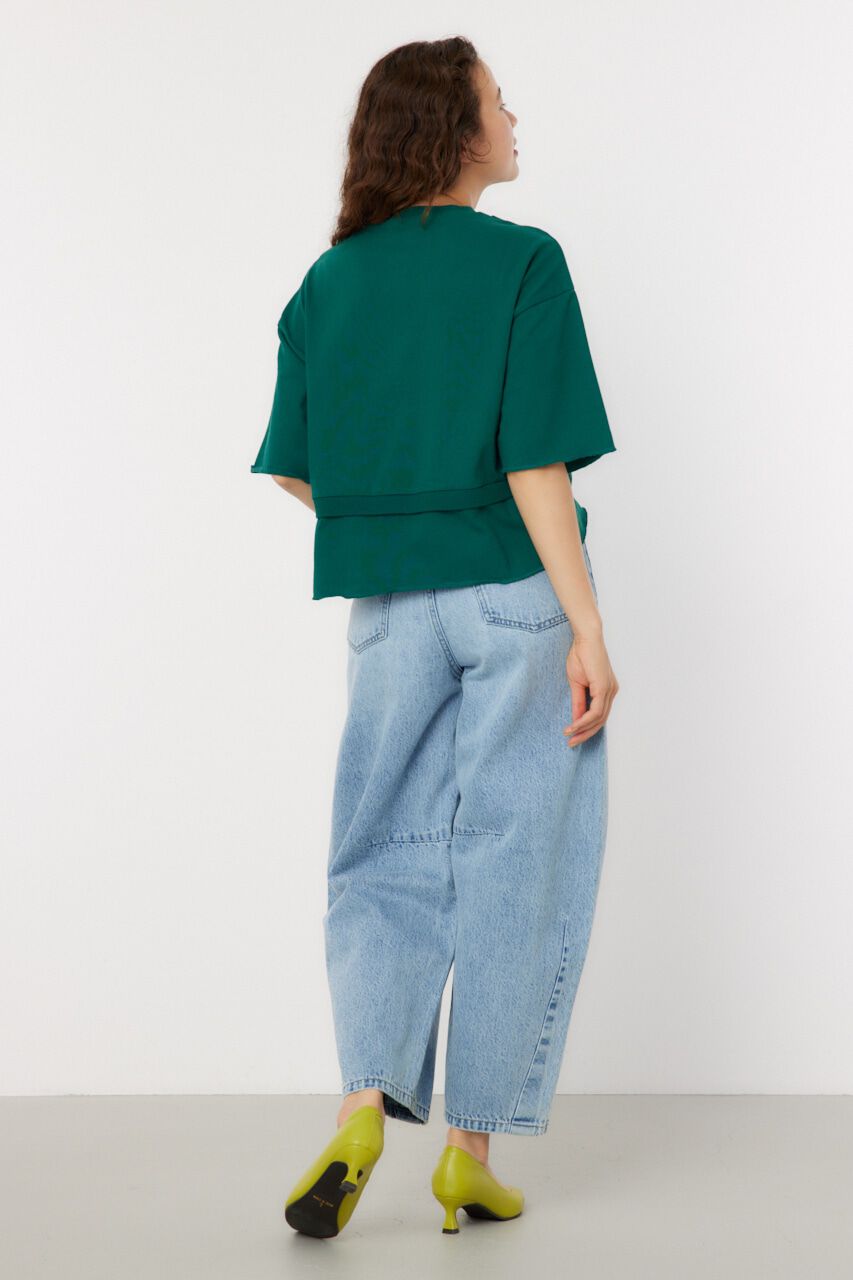 RODEO CROWNS「ボレロドッキングハーフスリーブスウェット」|Tシャツ・カットソー|