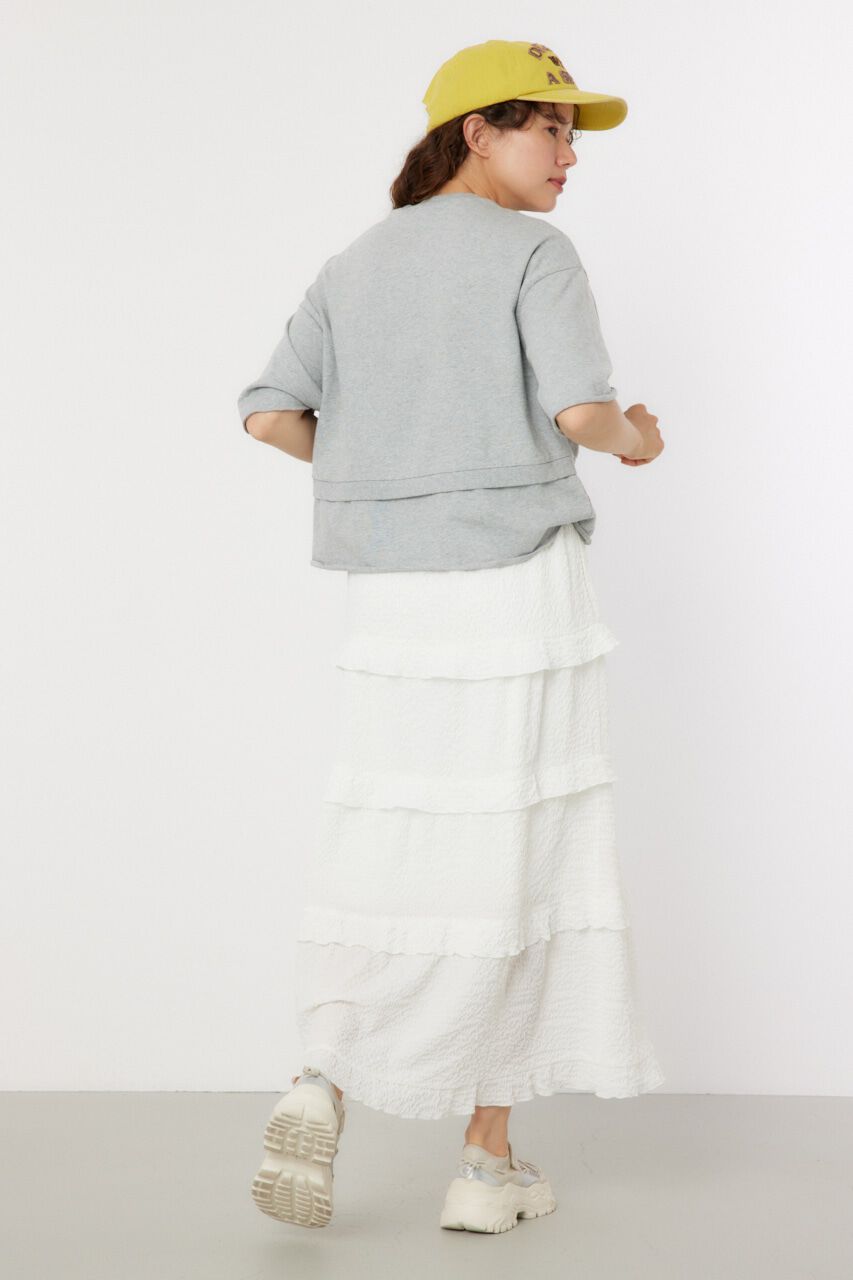 RODEO CROWNS「ボレロドッキングハーフスリーブスウェット」|Tシャツ・カットソー|