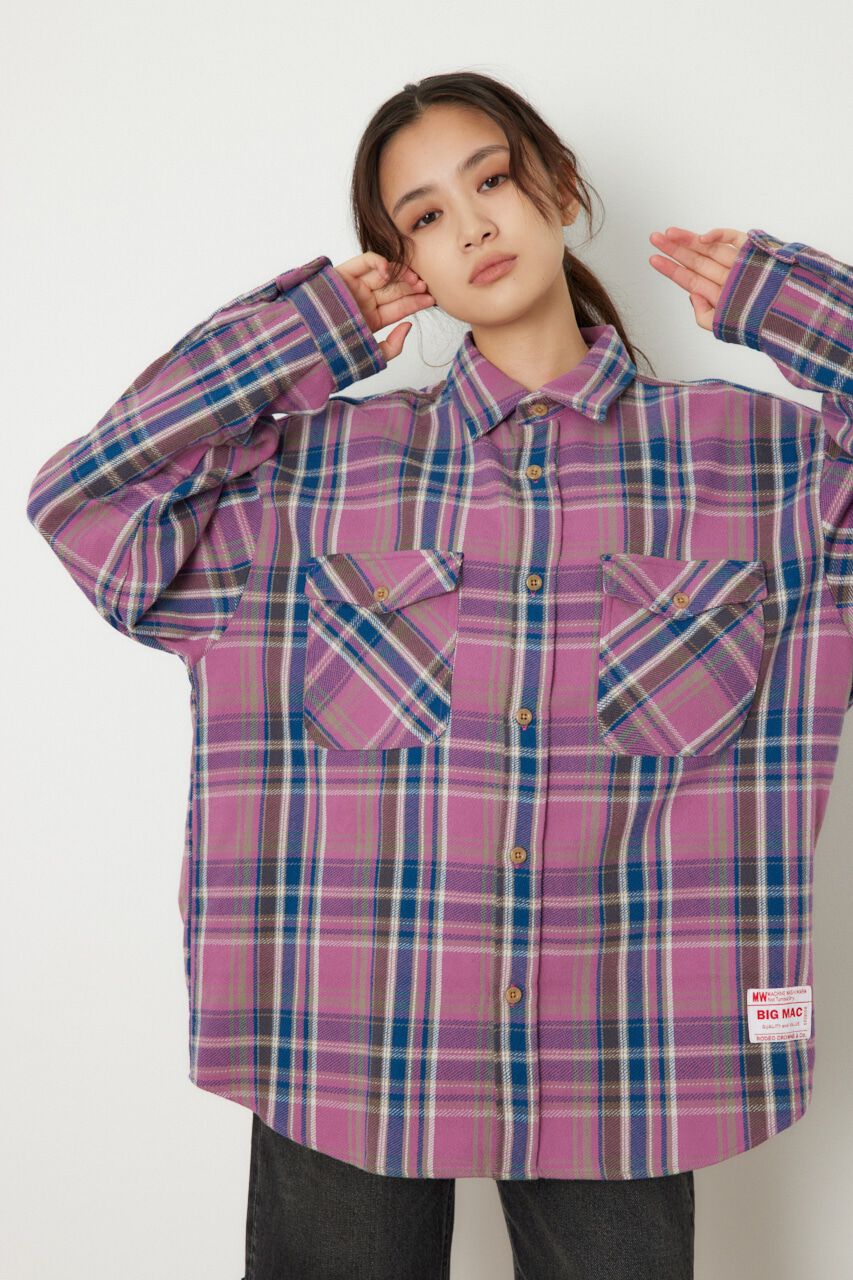 RODEO CROWNS「CHECK OVER シャツ」|シャツ・ブラウス|